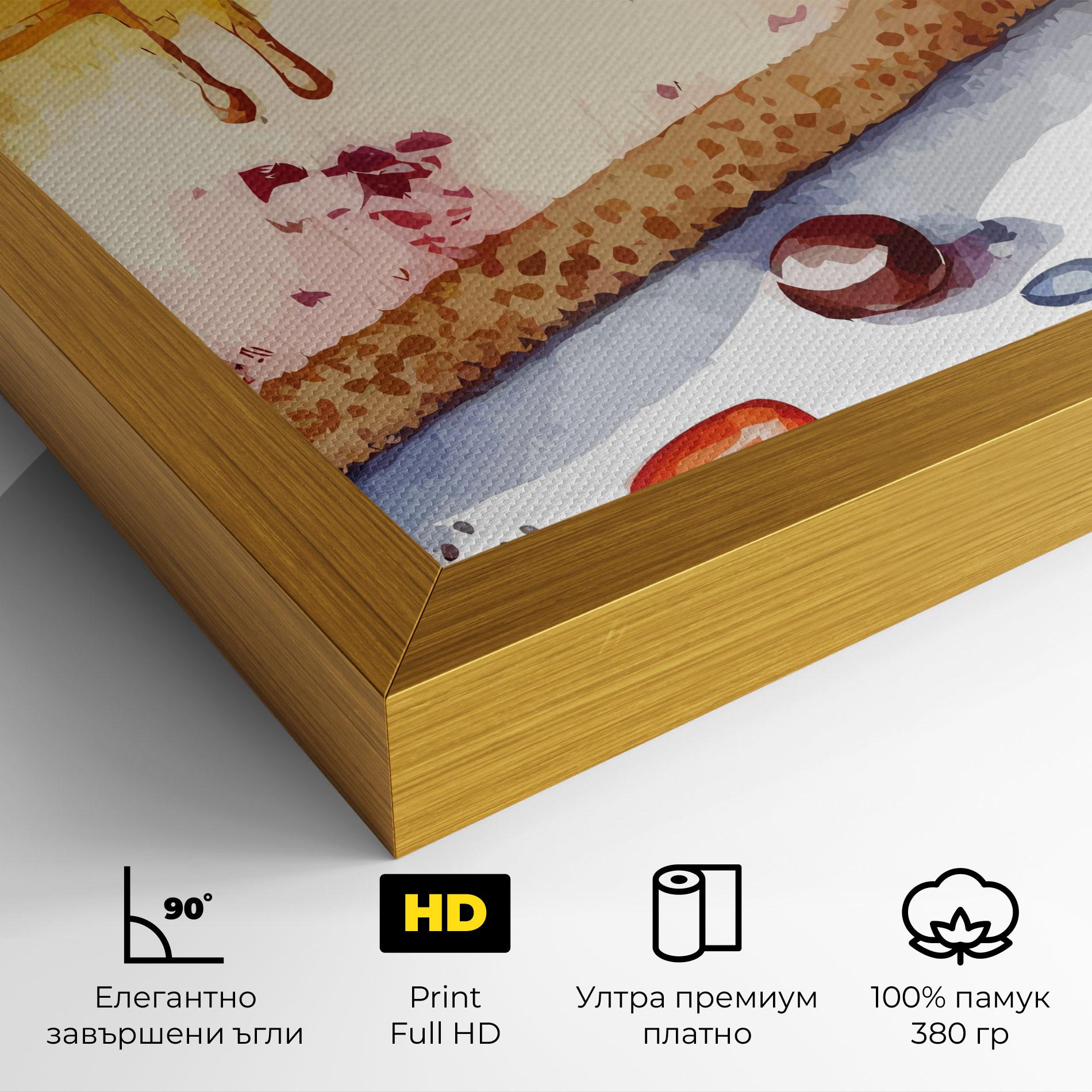 Картина на платно Cheesecake mockup 4