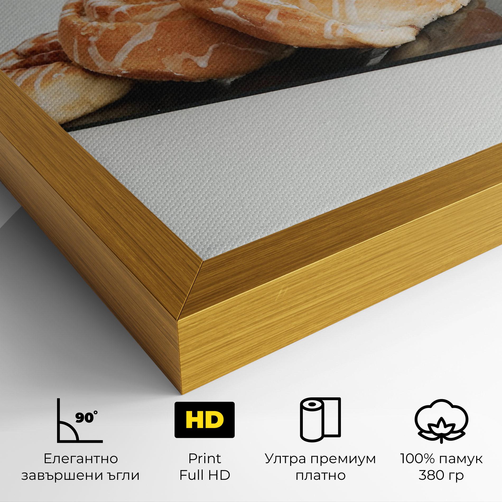Картина на платно Cinnamon Rolls mockup 4
