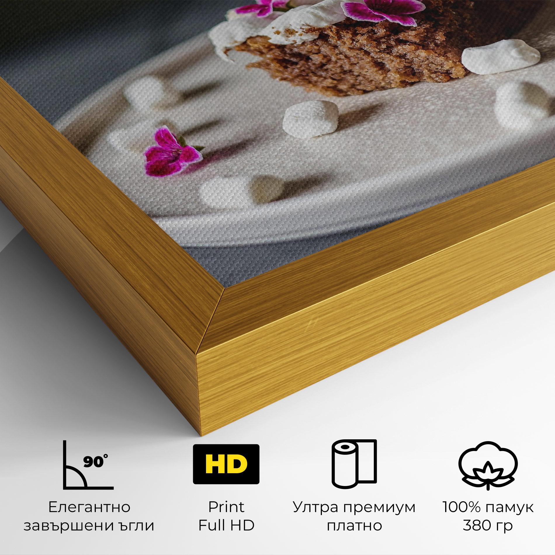 Картина на платно Marshmallow Cake mockup 4