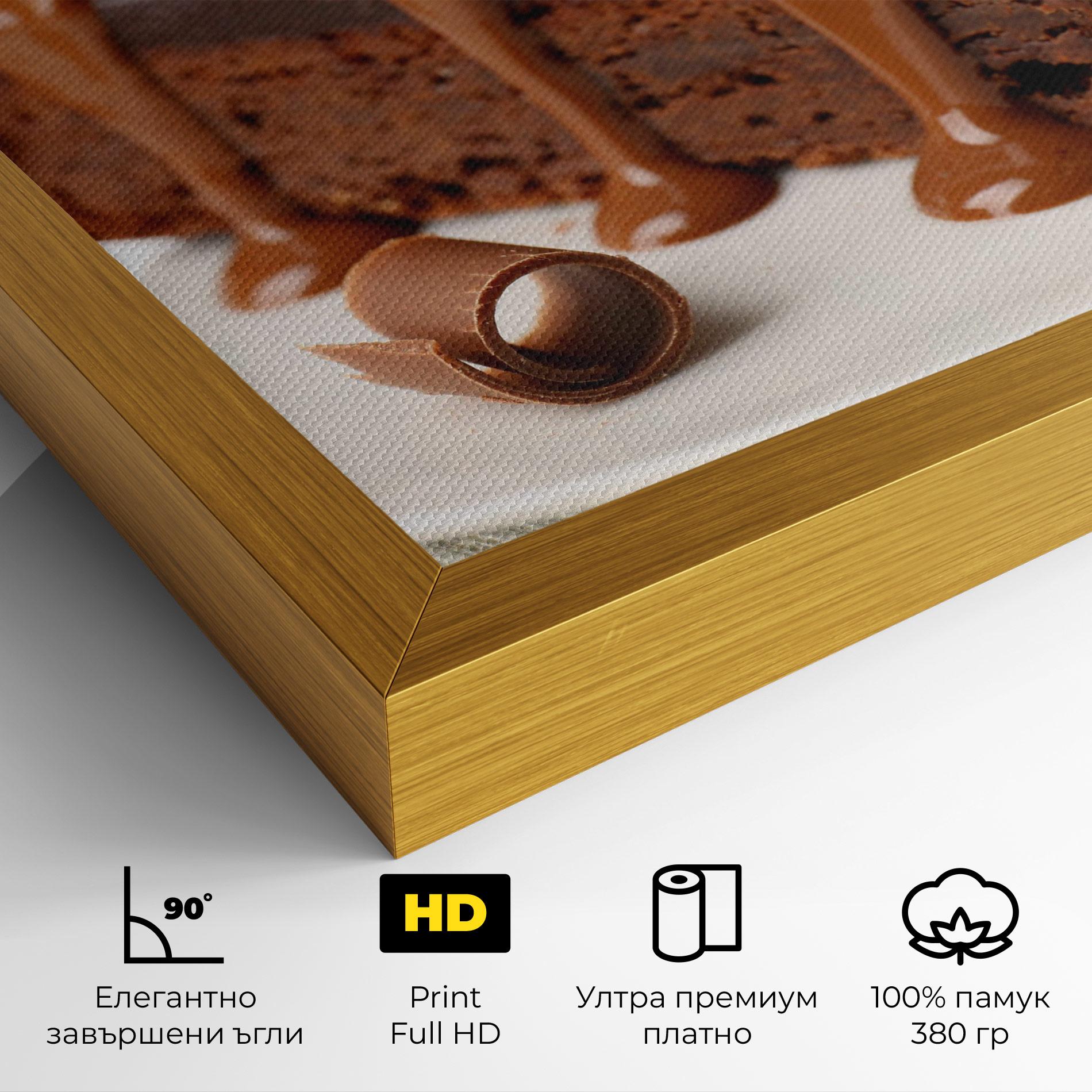 Картина на платно Mint Chocolate Cake mockup 4