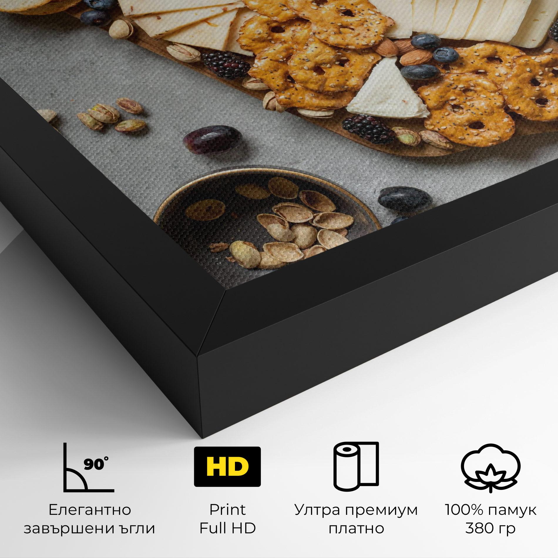 Картина на платно Appetizers mockup 4