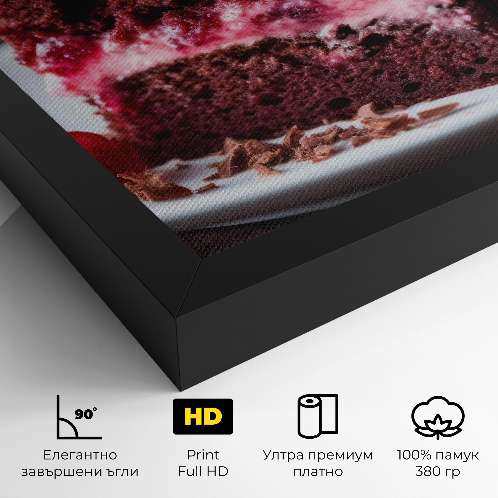 Картина на платно Brown Cake mockup 4