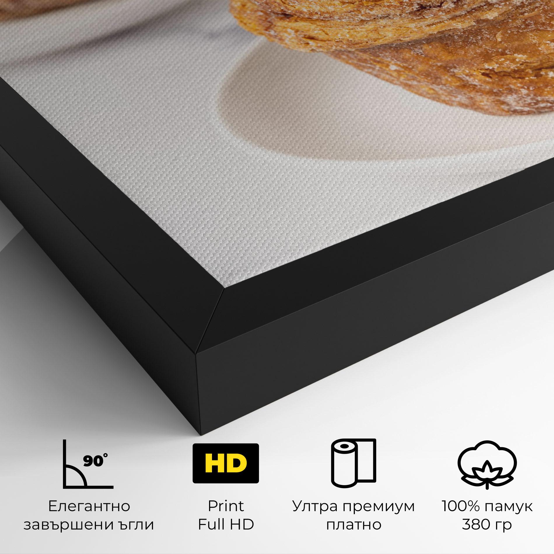 Картина на платно Cinnamon Roll mockup 4
