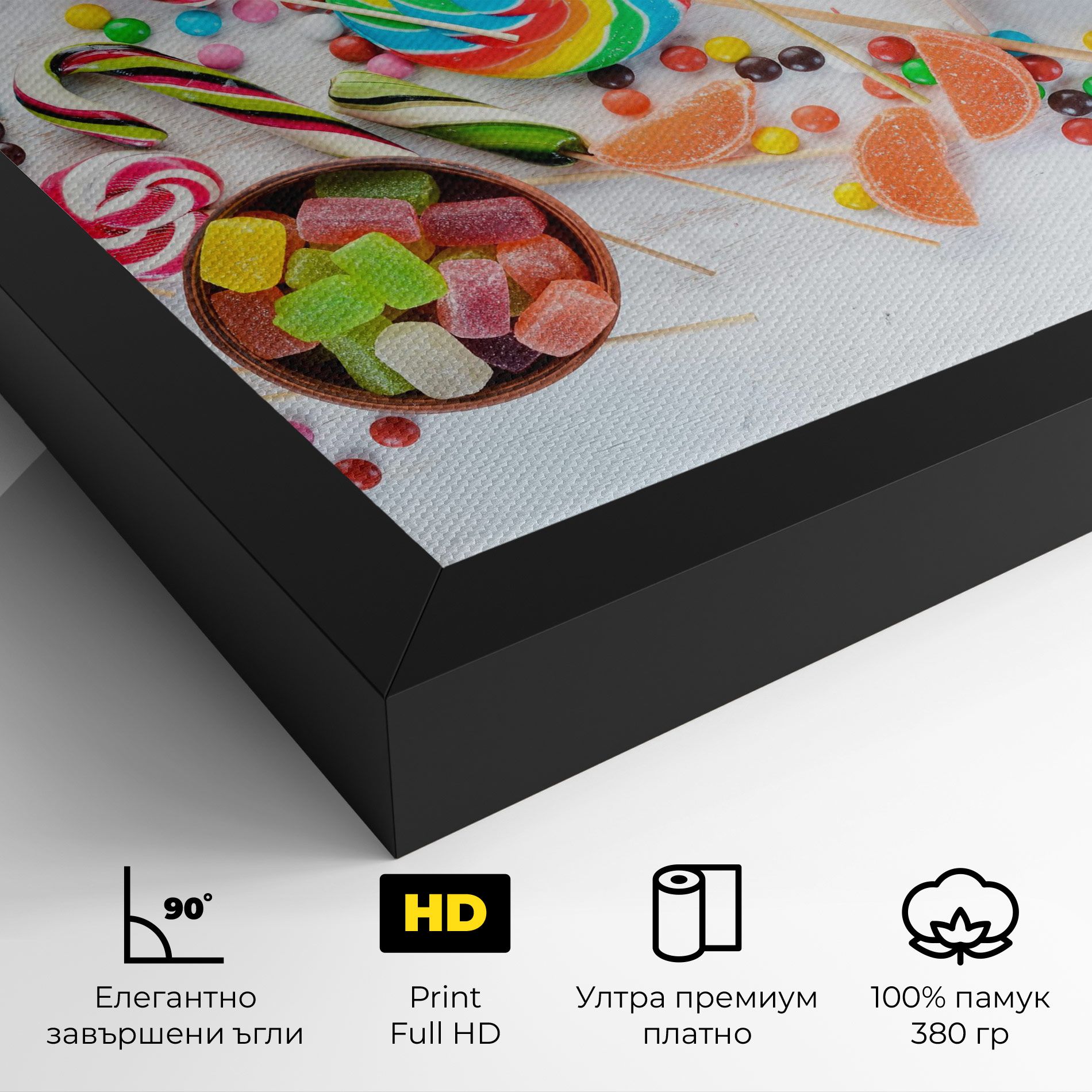 Colorful Candies Jelly mockup 4