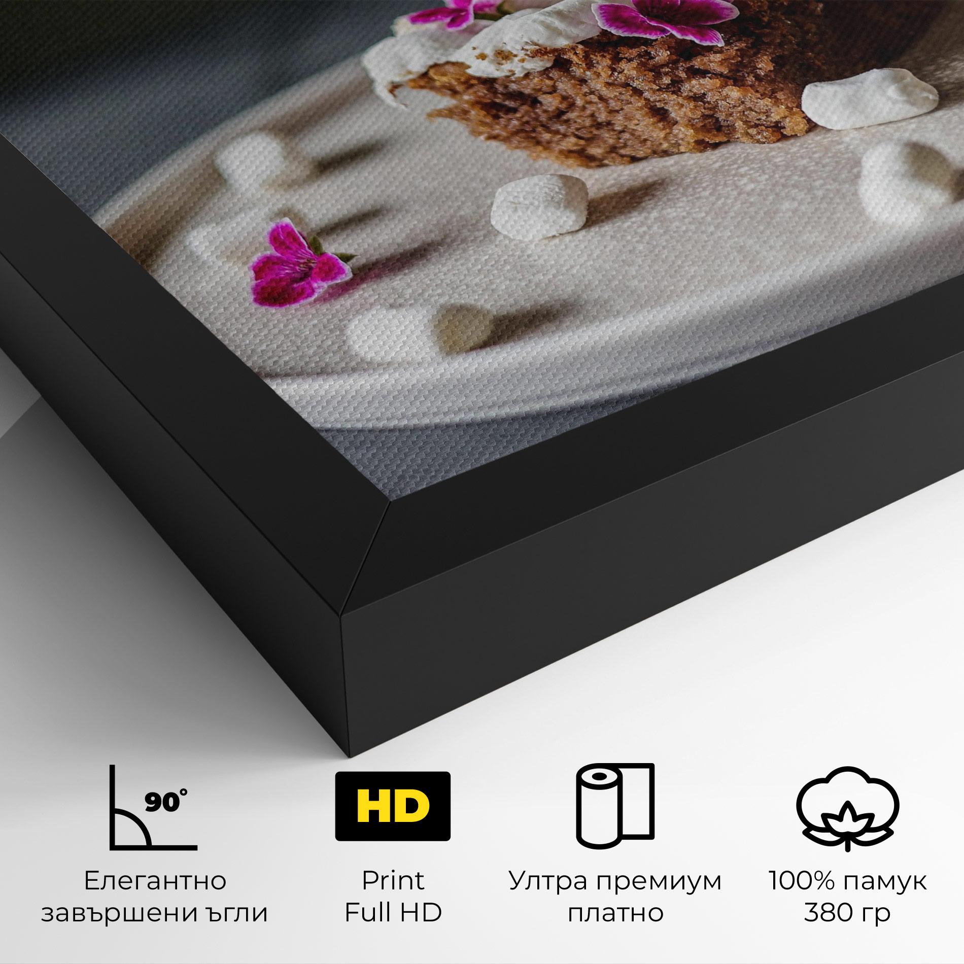 Картина на платно Marshmallow Cake mockup 4