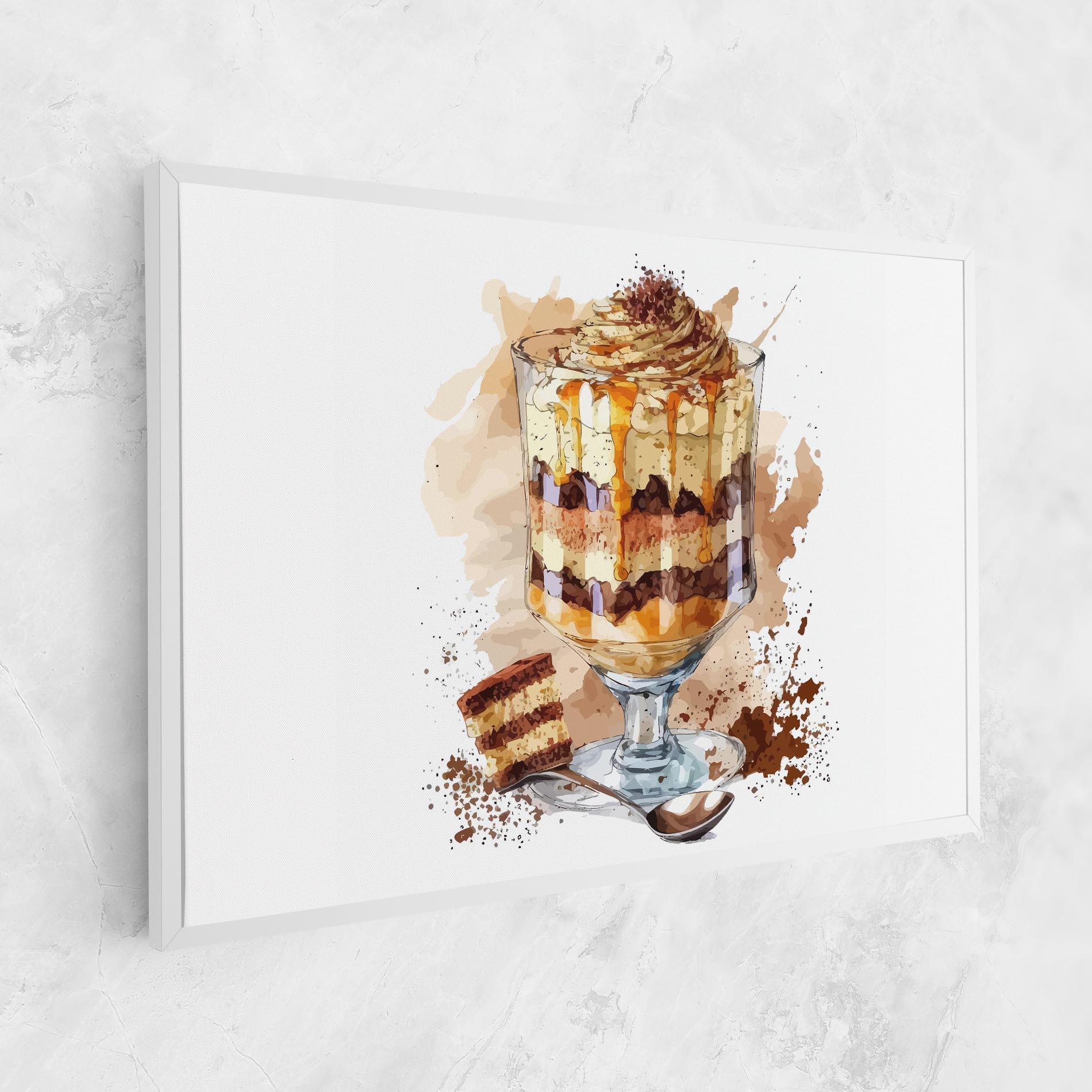 Картина на платно Cup Dessert mockup 1