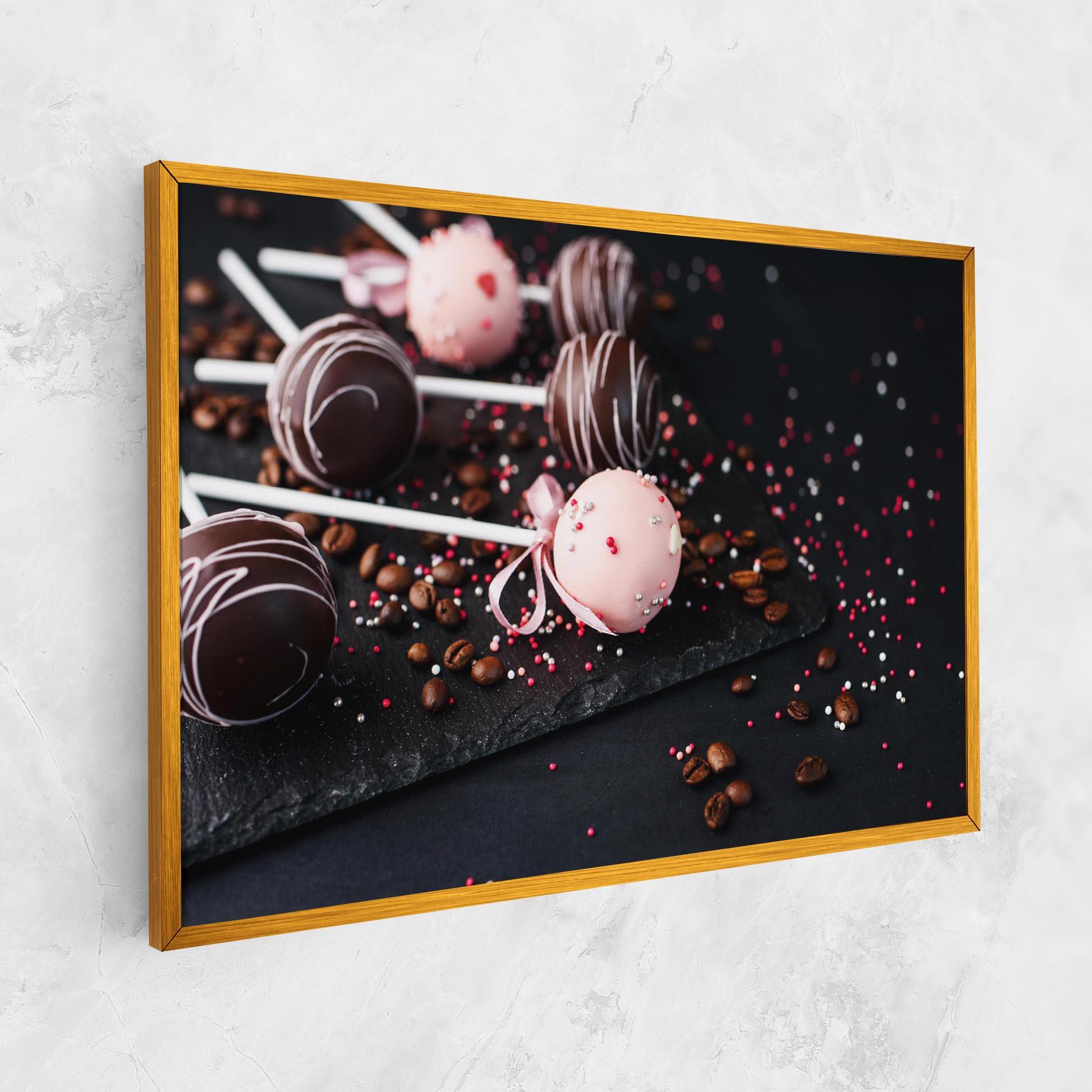 Картина на платно Chocolate Dessert mockup 1
