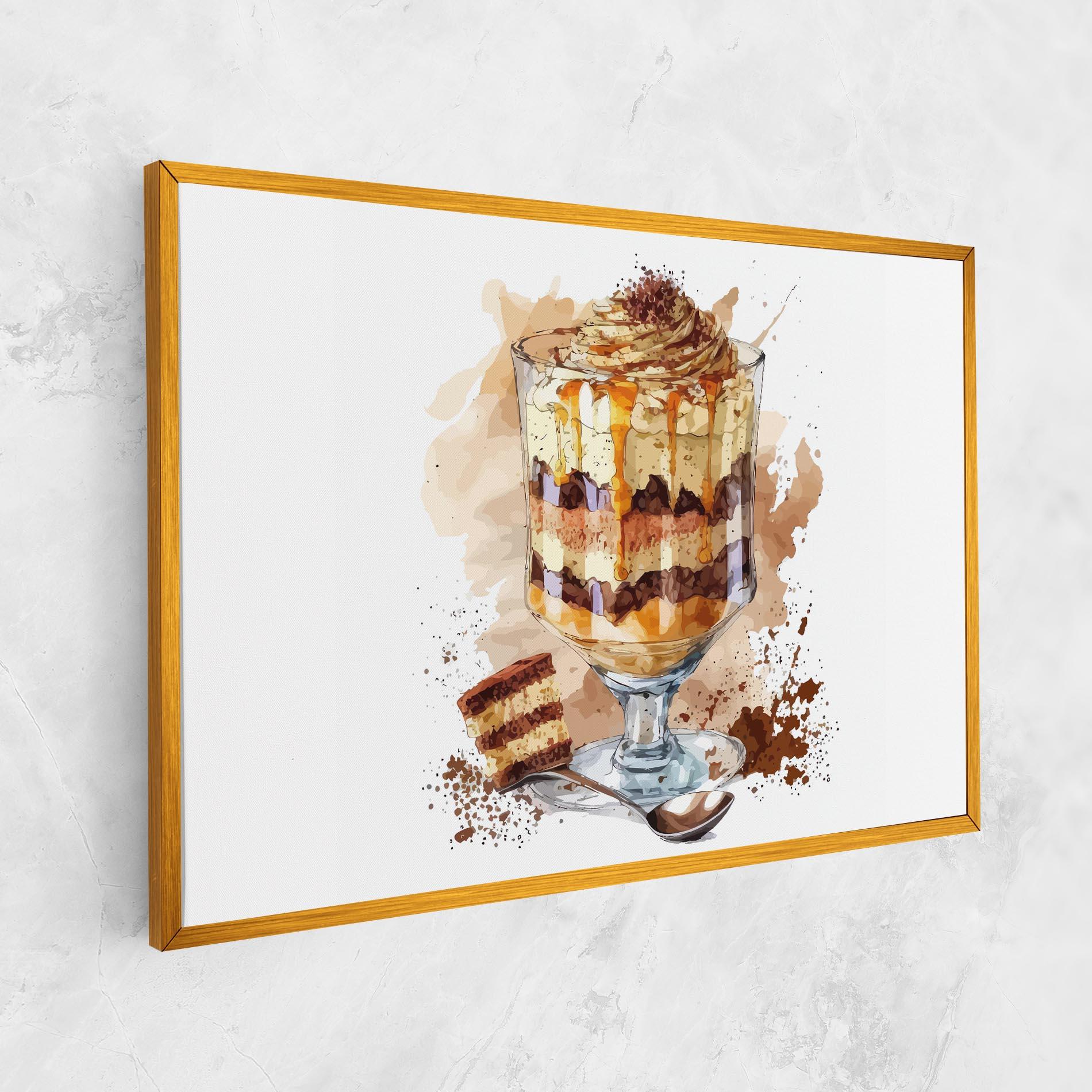 Картина на платно Cup Dessert mockup 1