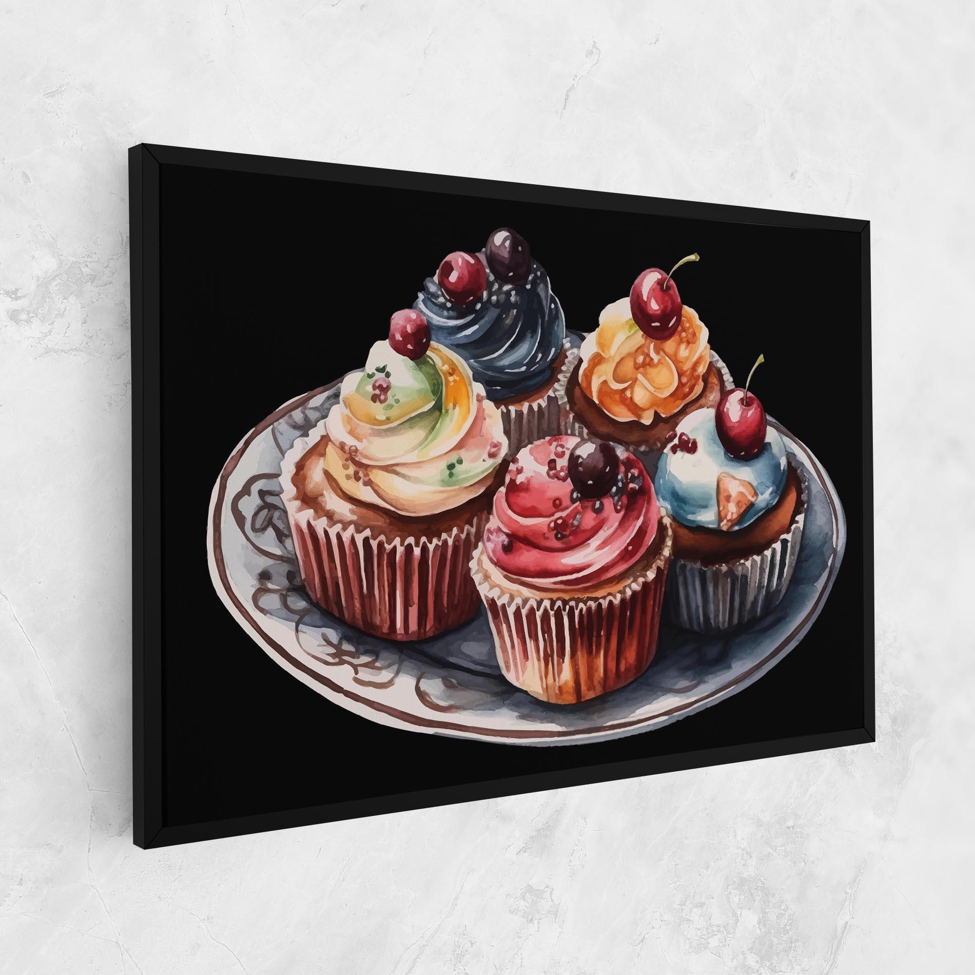 Картина на платно Colorful Muffins mockup 1
