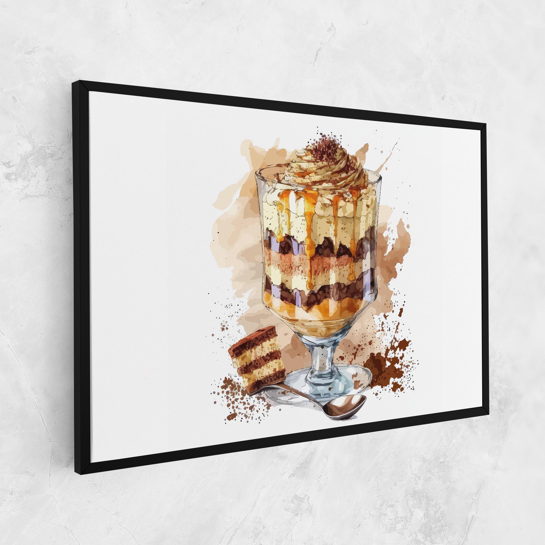 Картина на платно Cup Dessert mockup 1
