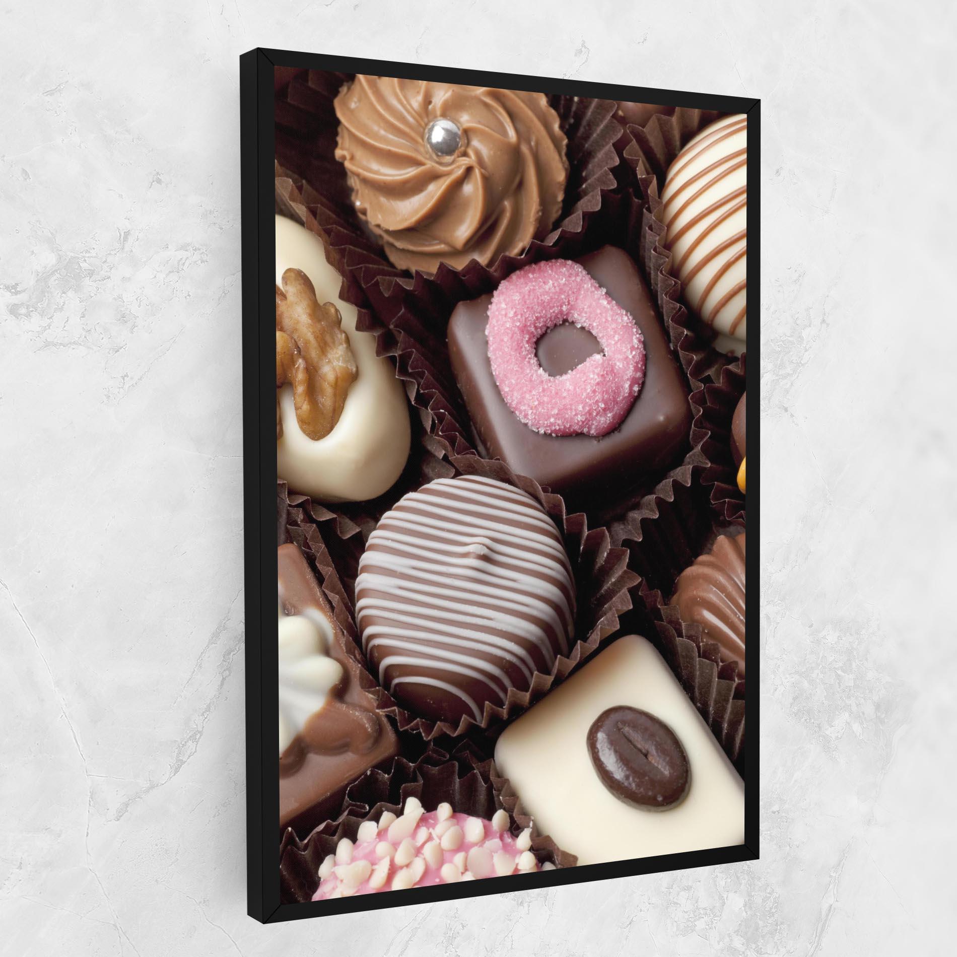 Картина на платно Chocolate Bonbons mockup 1
