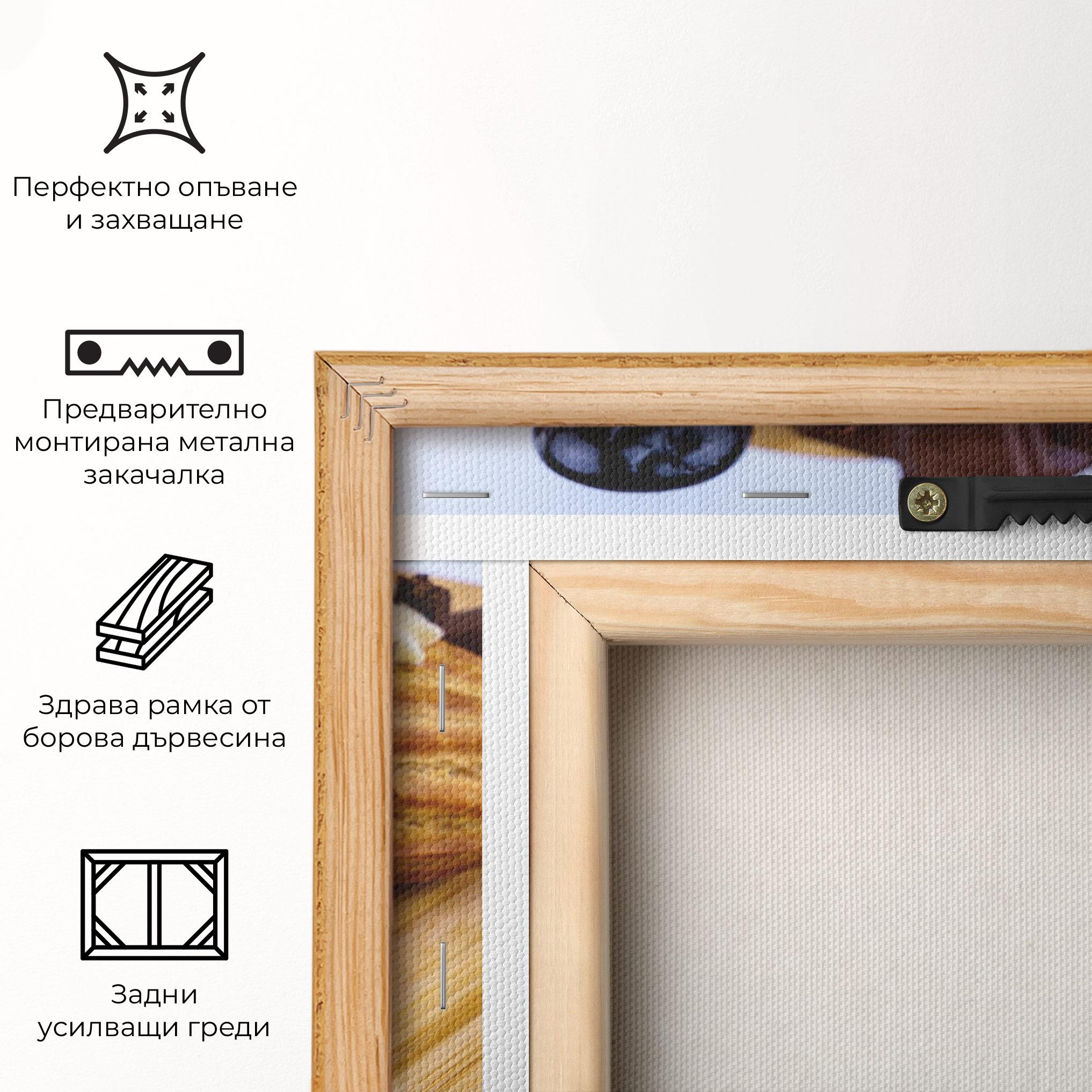 Картина на платно Blueberry Eclair mockup 5