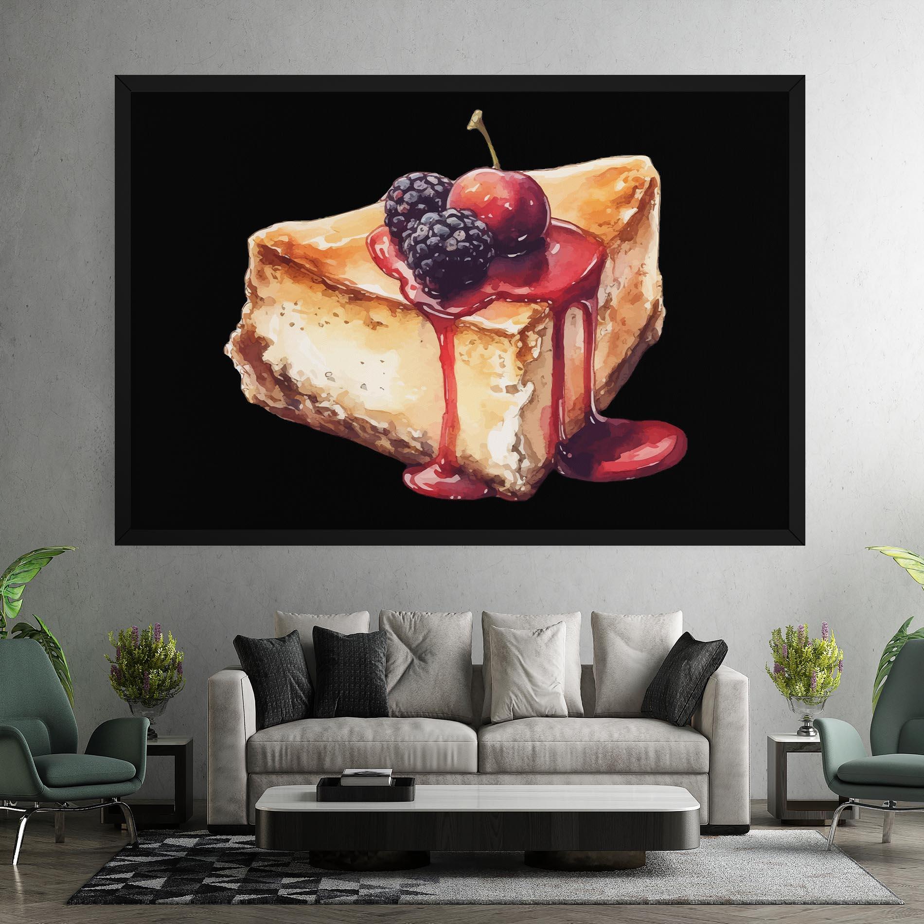 Картина на платно Berries Pie mockup 7