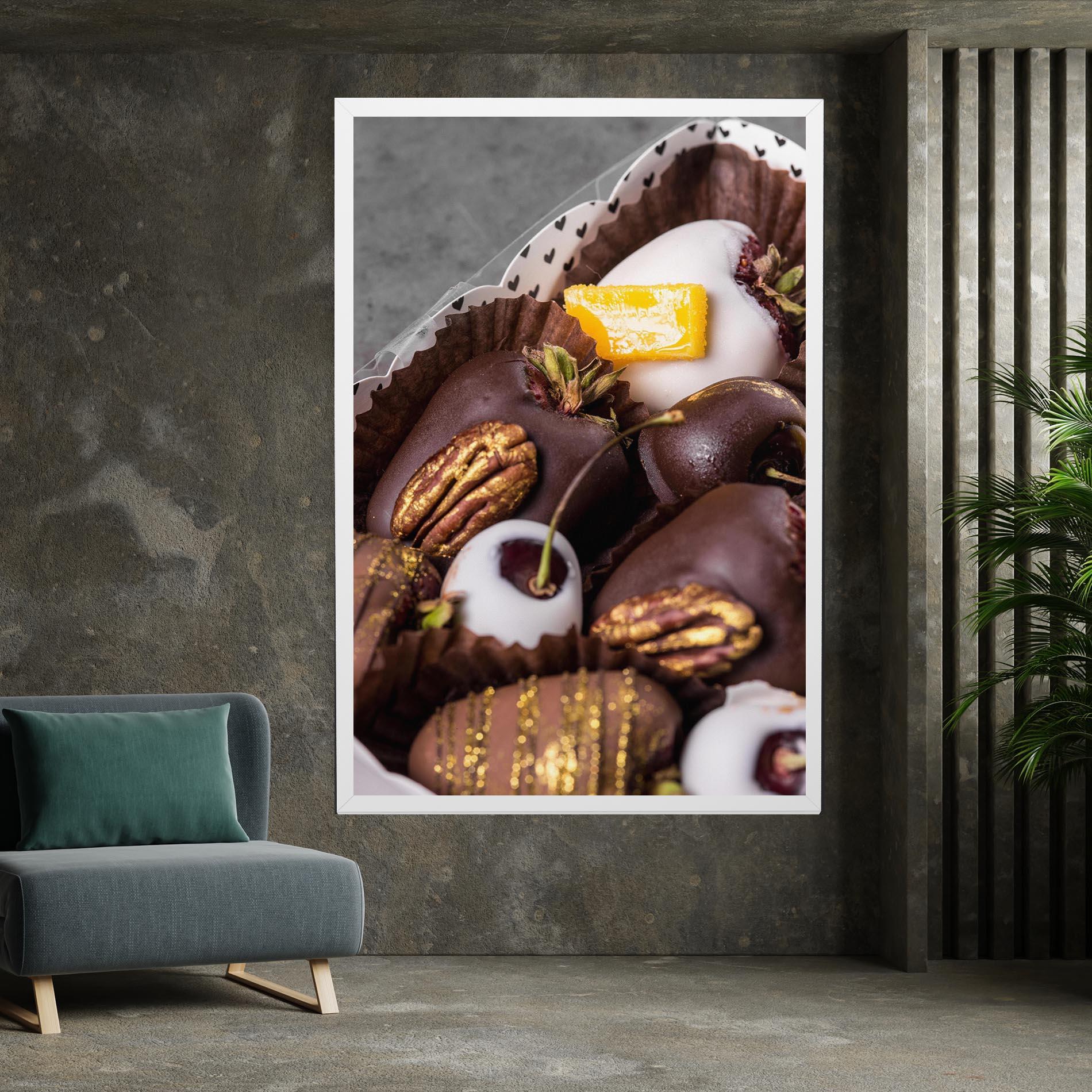 Картина на платно Chocolate Covered mockup 7