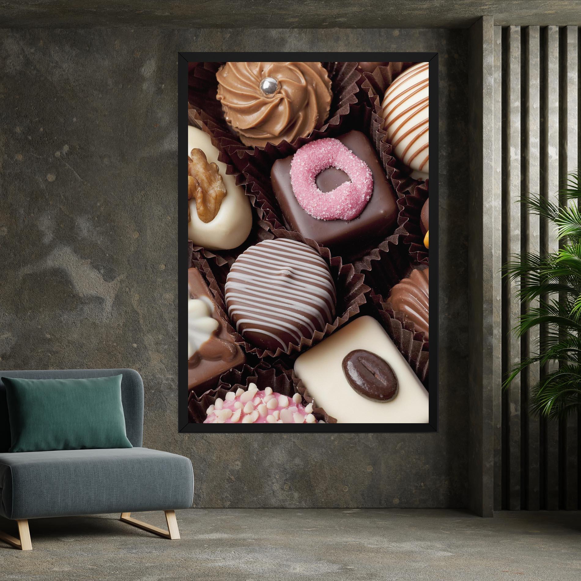 Картина на платно Chocolate Bonbons mockup 7