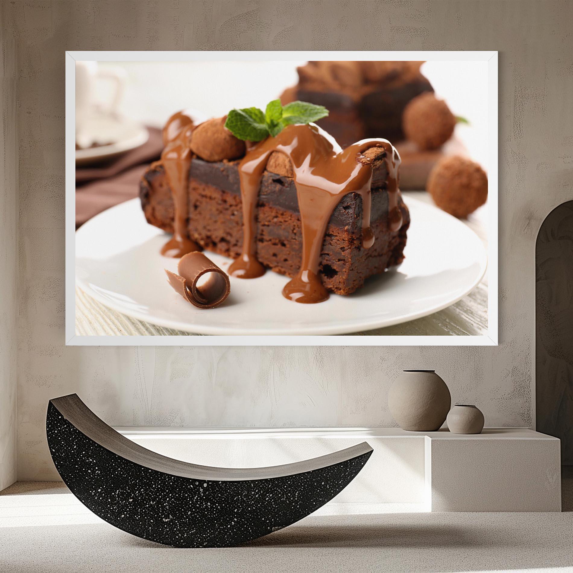 Картина на платно Mint Chocolate Cake mockup 8