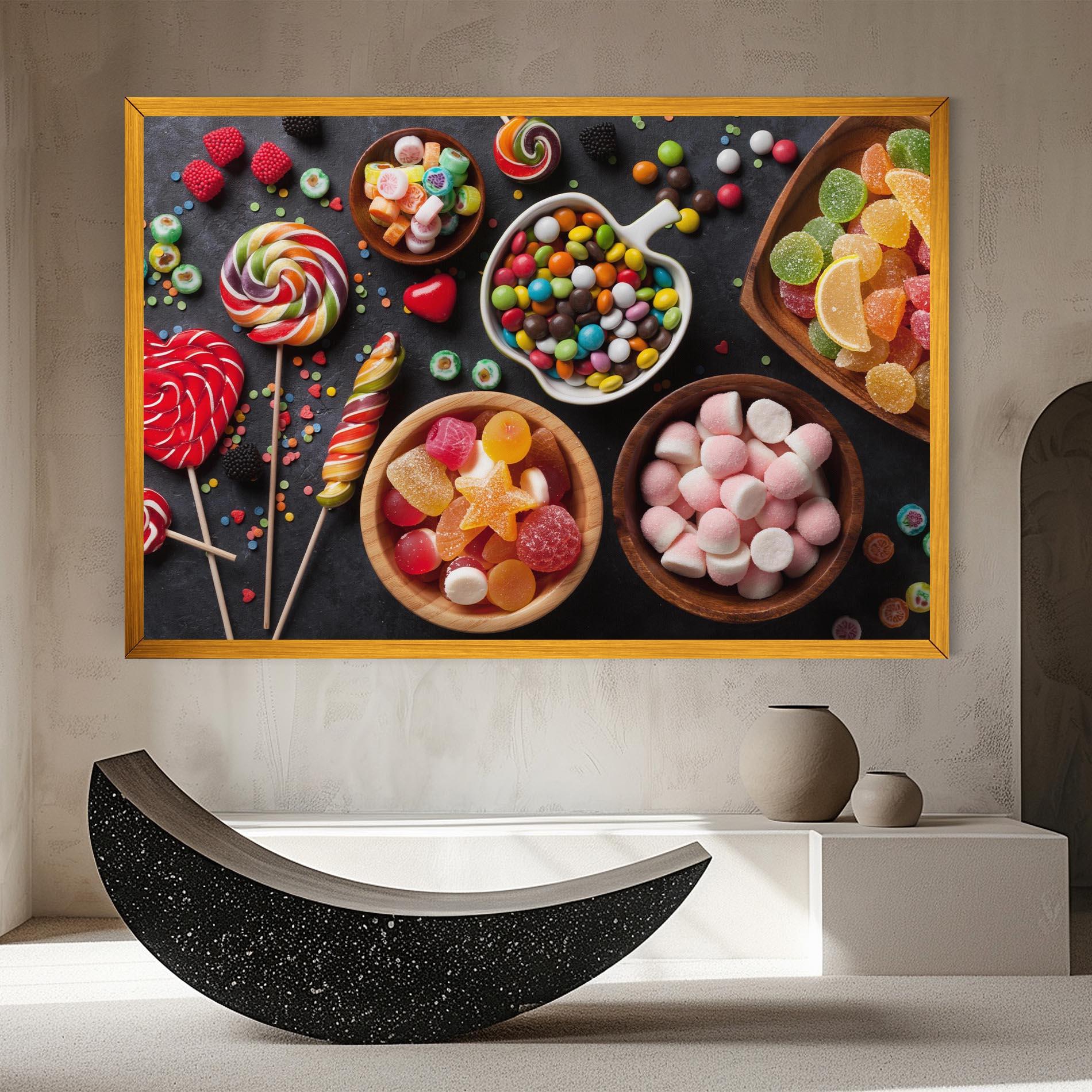 Картина на платно Colorful Candies mockup 8