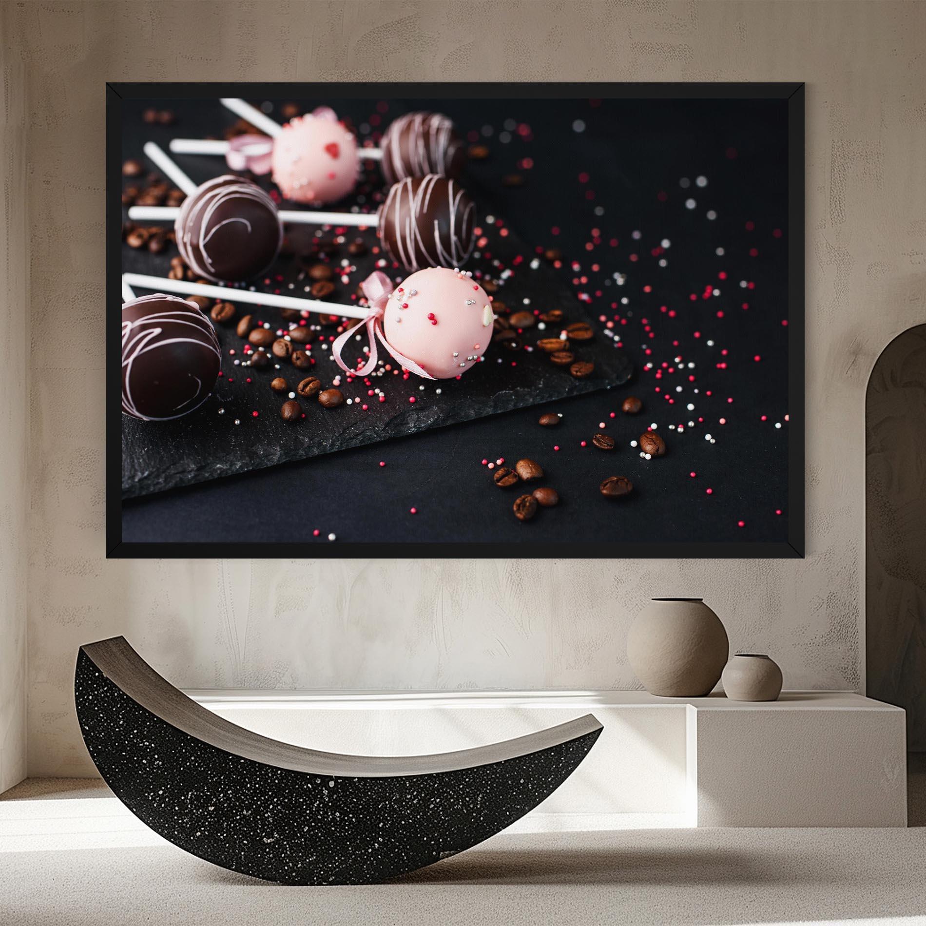 Картина на платно Chocolate Dessert mockup 8