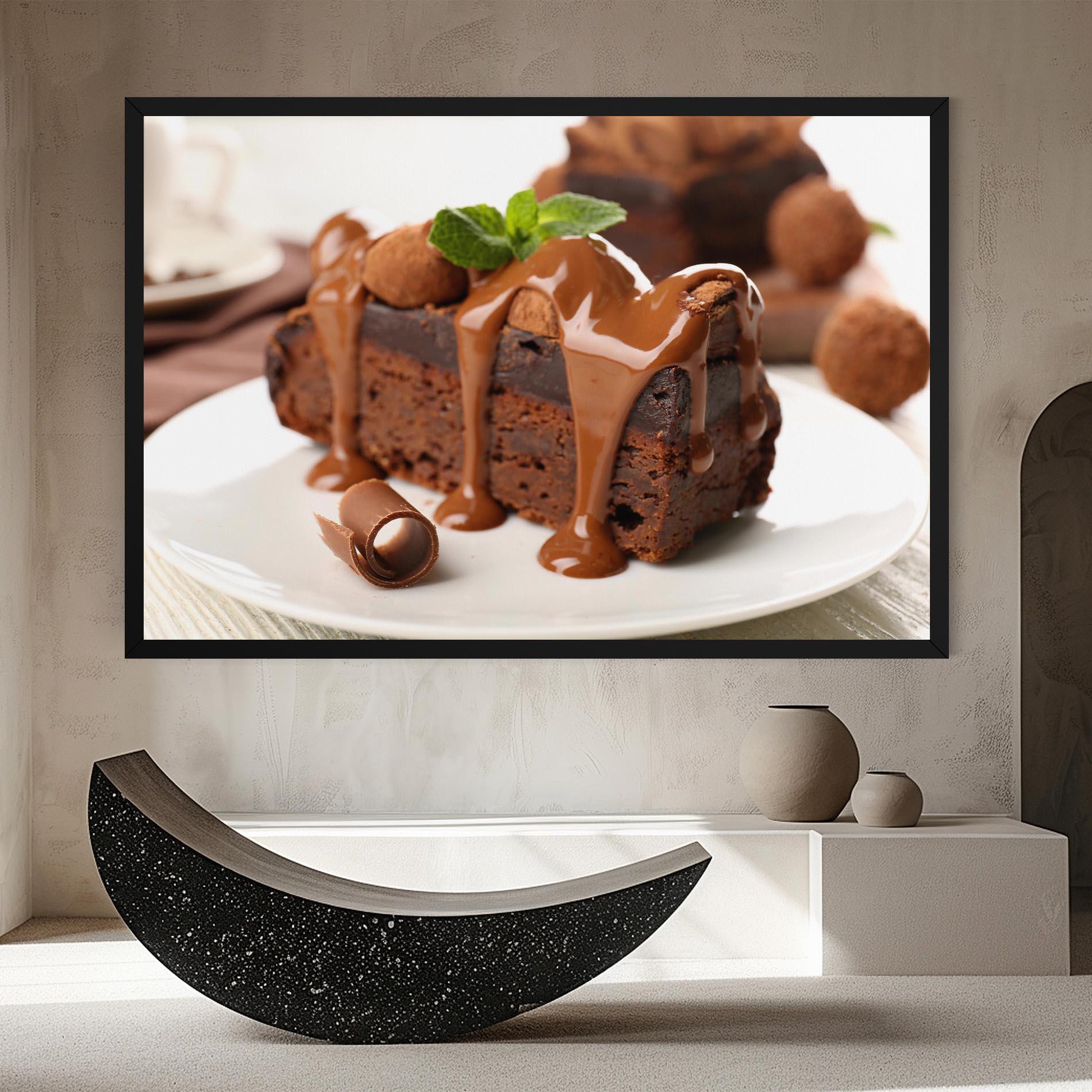 Картина на платно Mint Chocolate Cake mockup 8