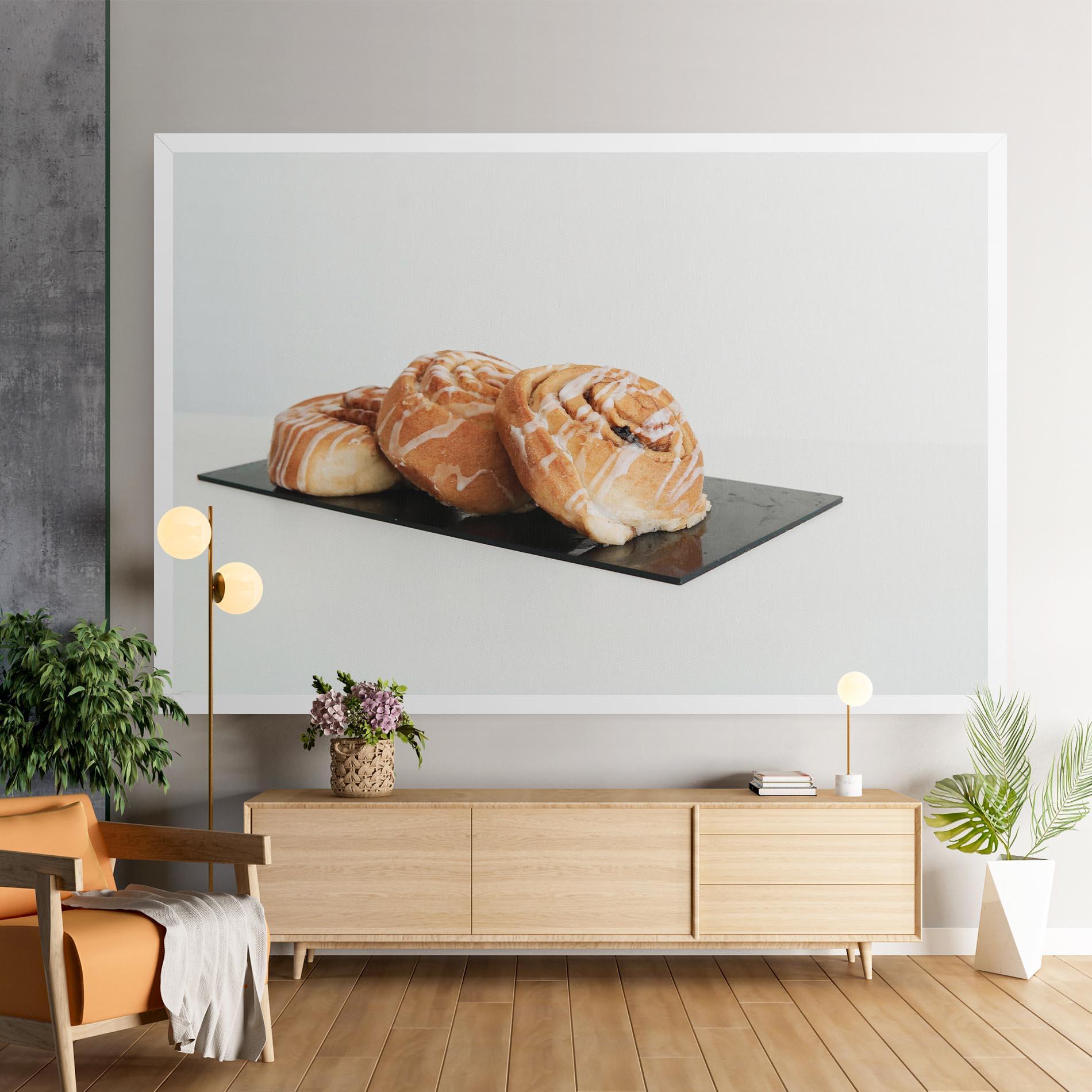 Картина на платно Cinnamon Rolls mockup 9