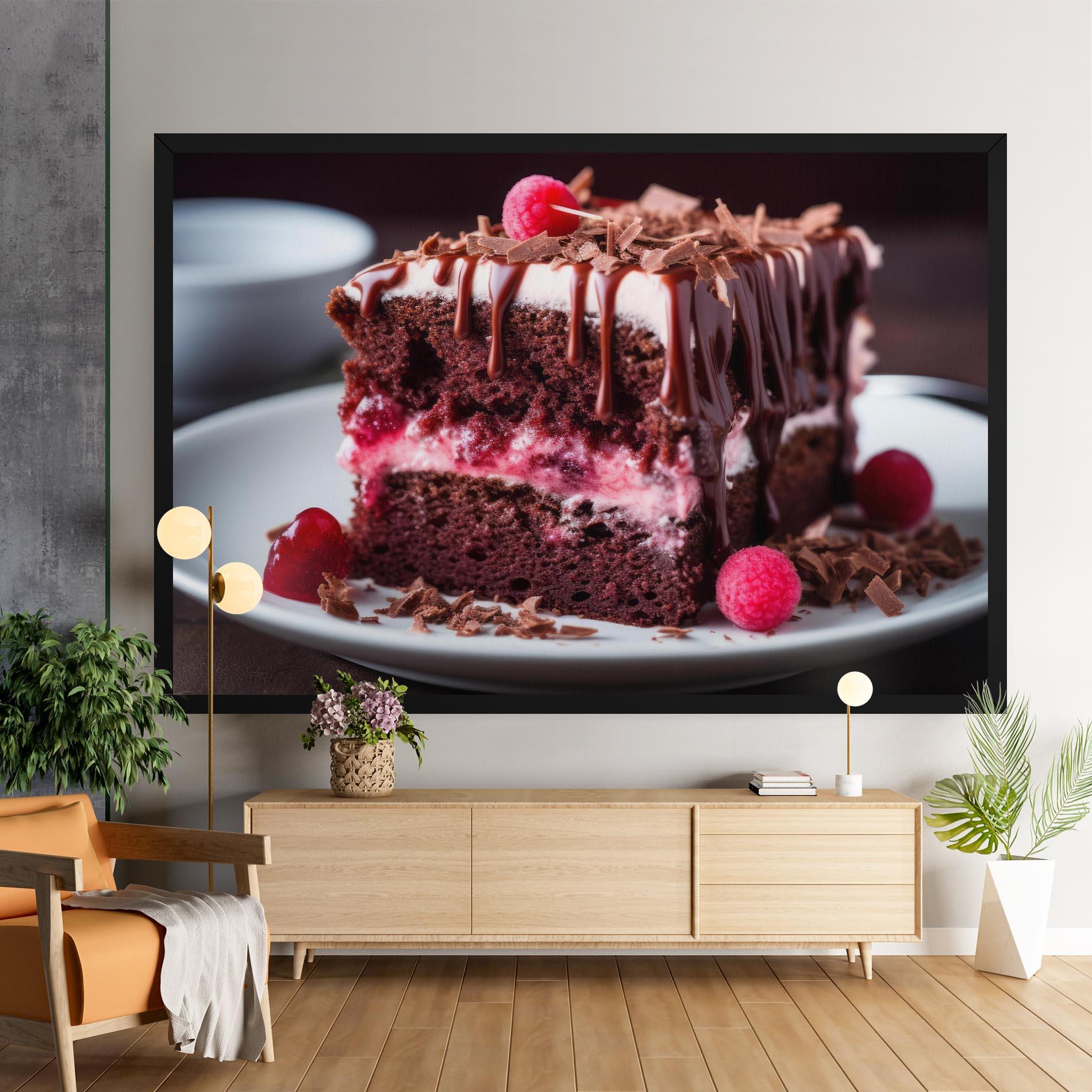 Картина на платно Brown Cake mockup 9