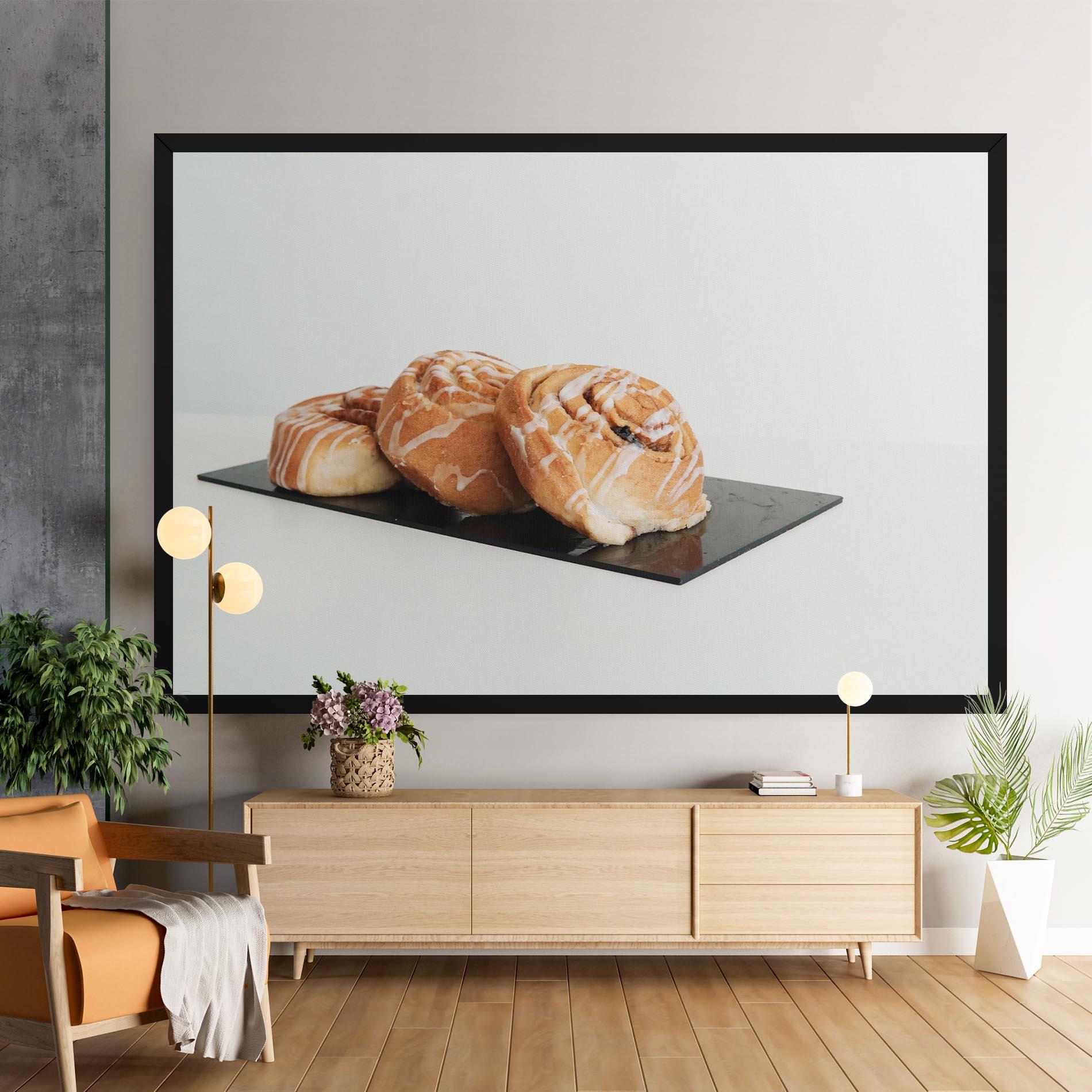 Картина на платно Cinnamon Rolls mockup 9