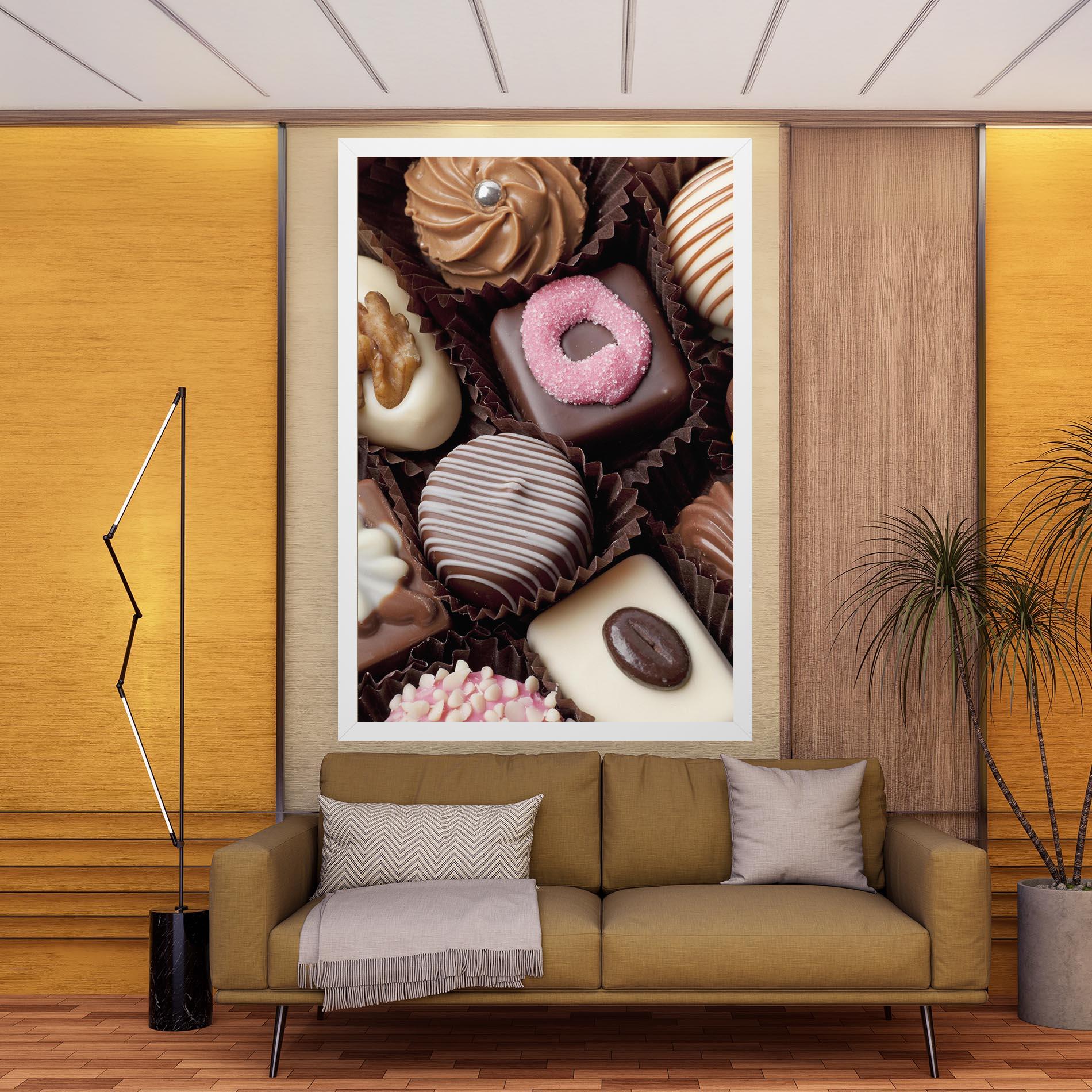 Картина на платно Chocolate Bonbons mockup 9