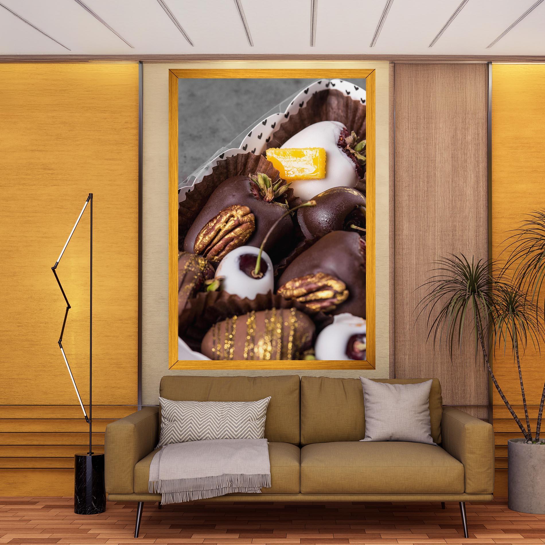 Картина на платно Chocolate Covered mockup 9