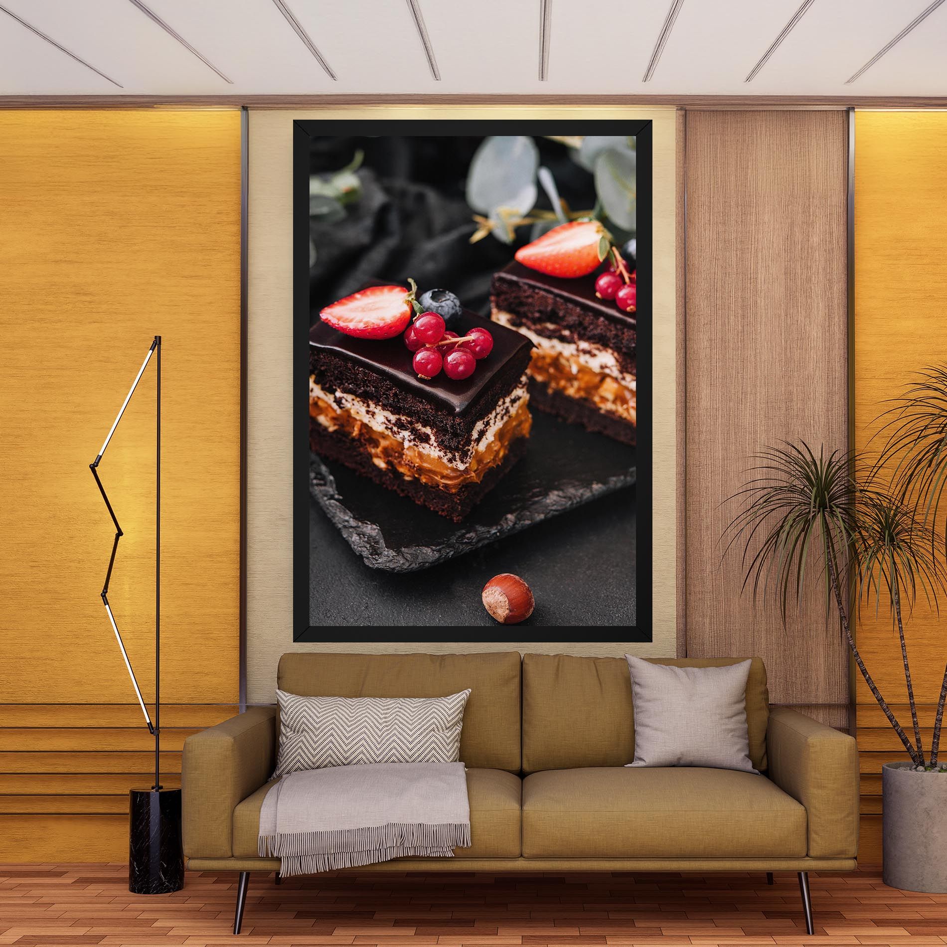 Chocolate Berries Cake mockup 9