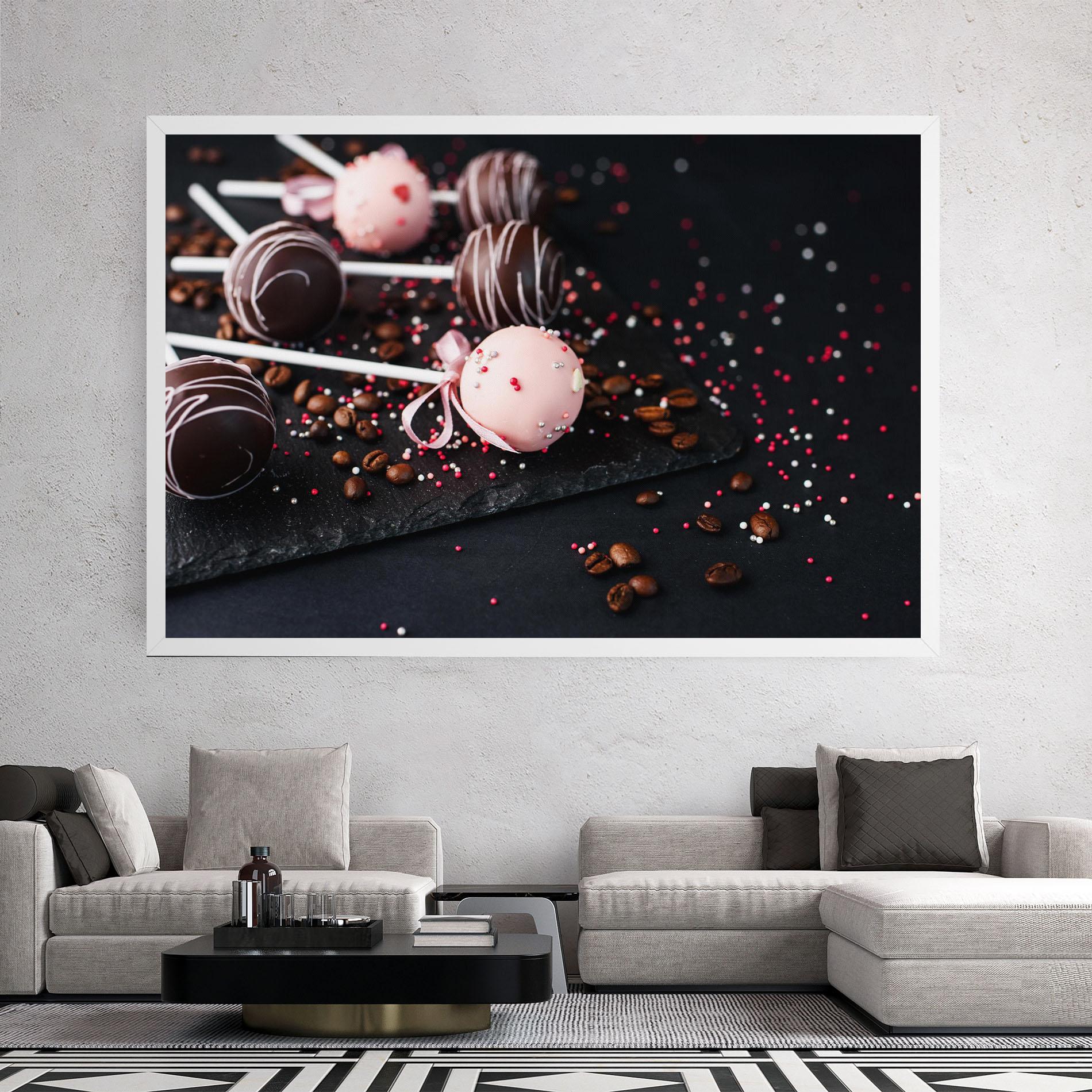 Картина на платно Chocolate Dessert mockup 2