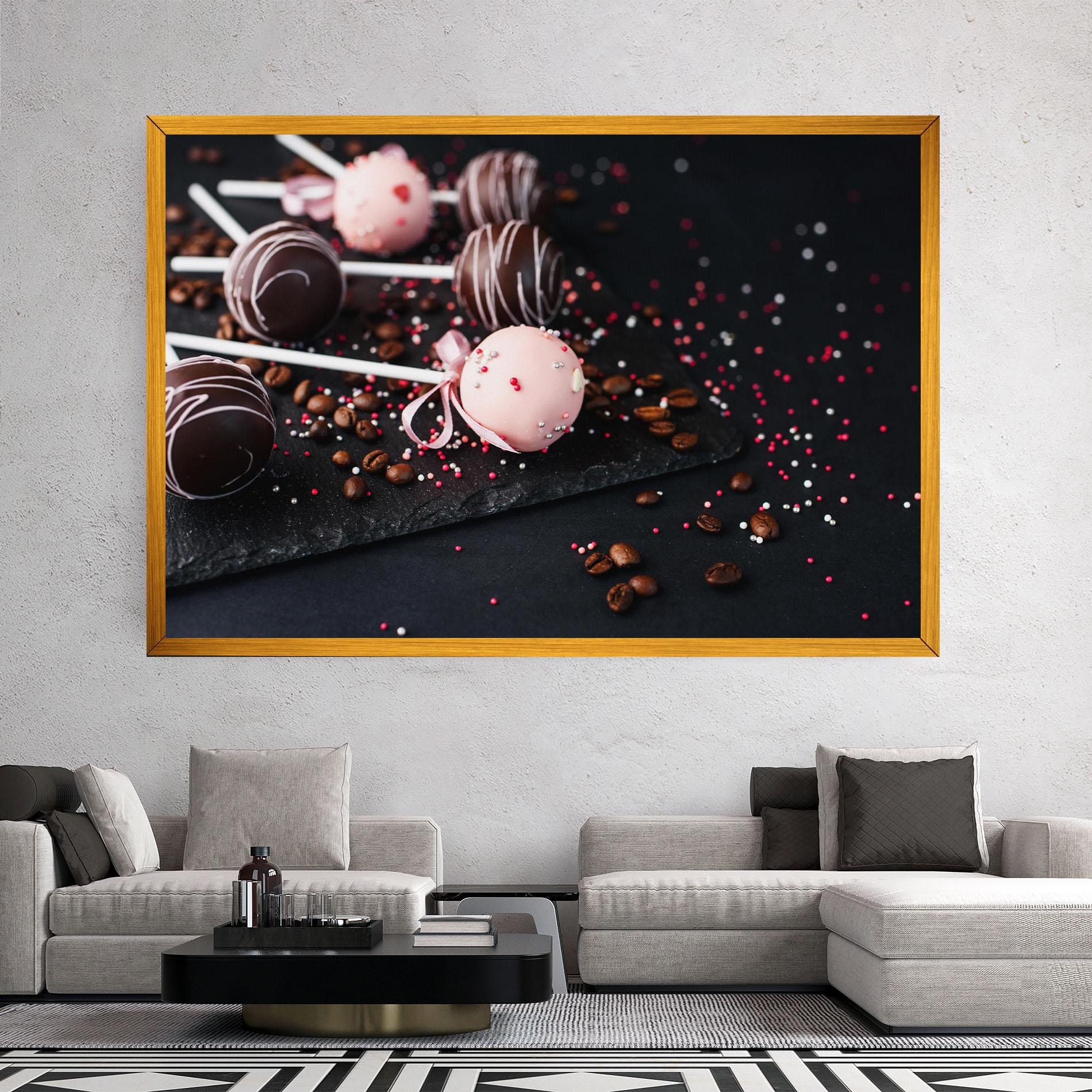 Картина на платно Chocolate Dessert mockup 2