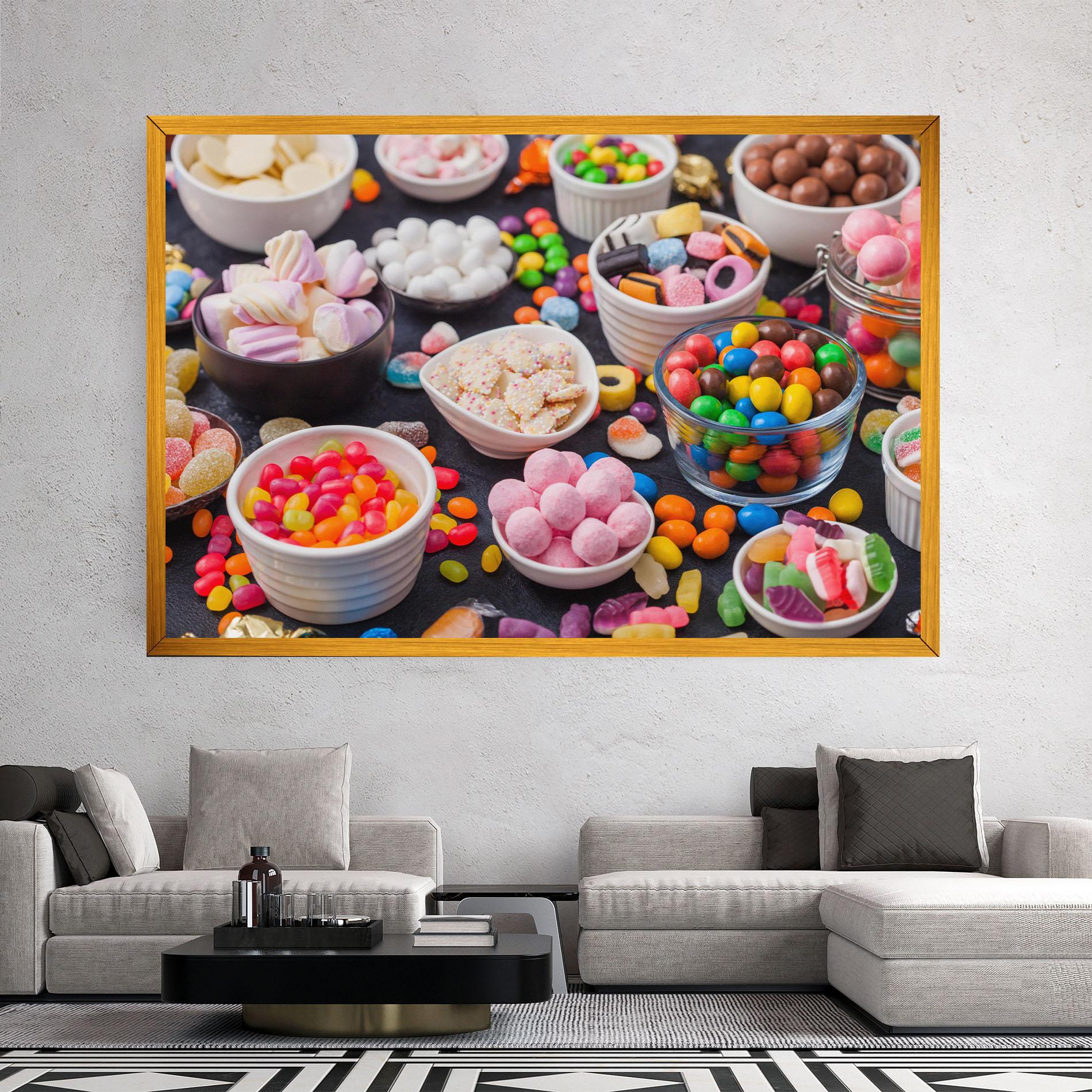 Картина на платно Lollipop Candies mockup 2