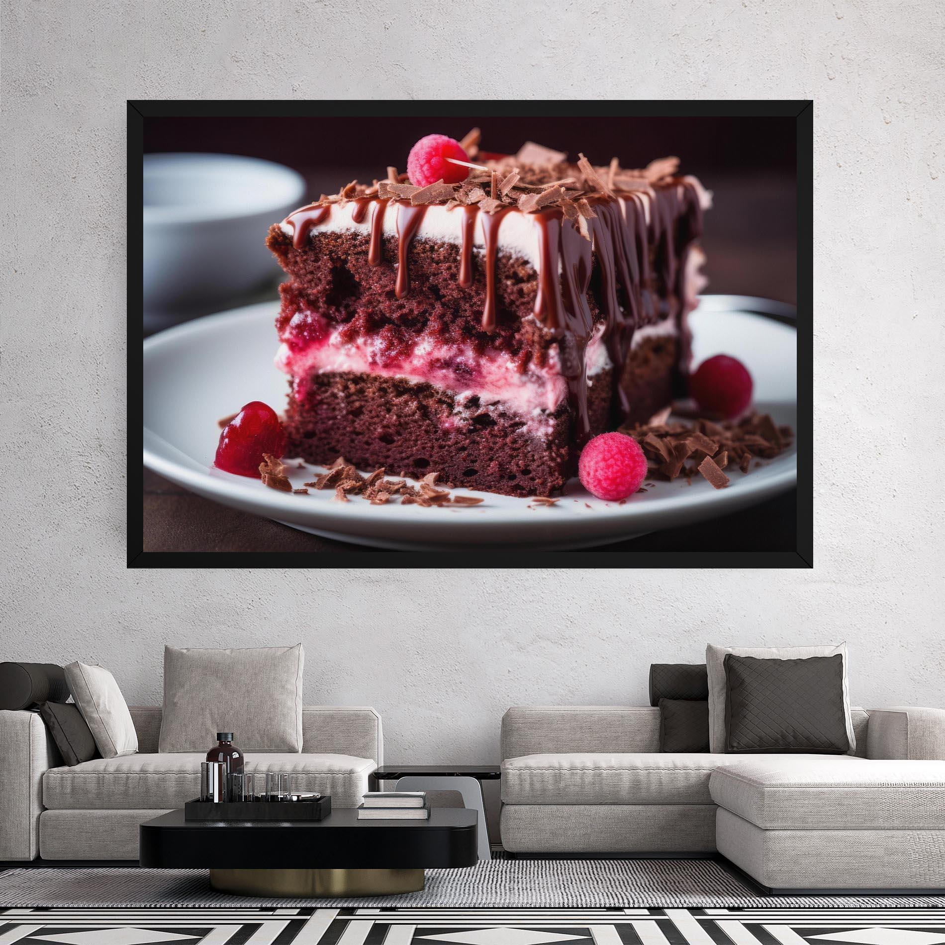 Картина на платно Brown Cake mockup 2