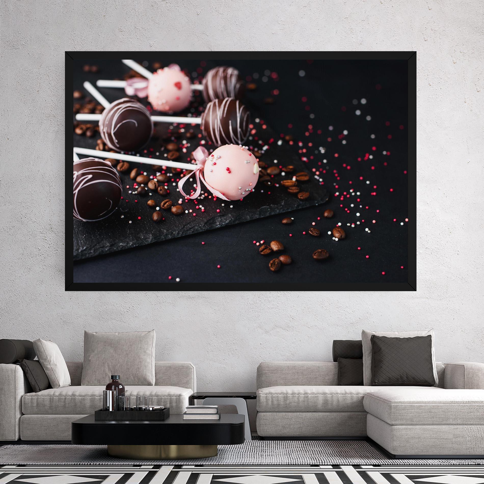 Картина на платно Chocolate Dessert mockup 2