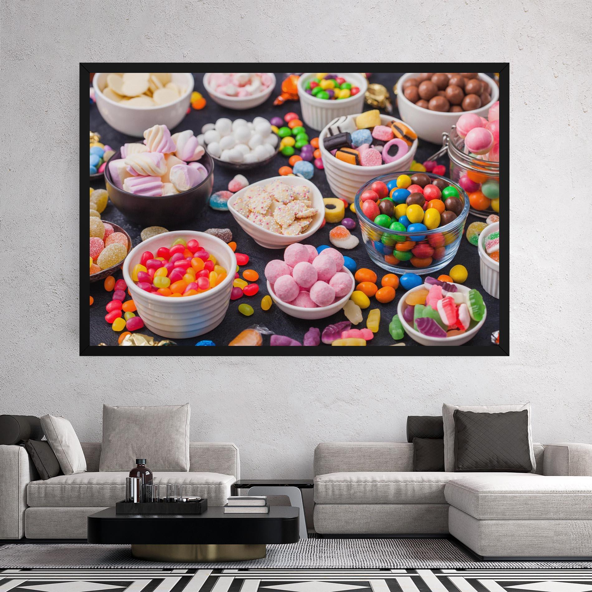 Картина на платно Lollipop Candies mockup 2