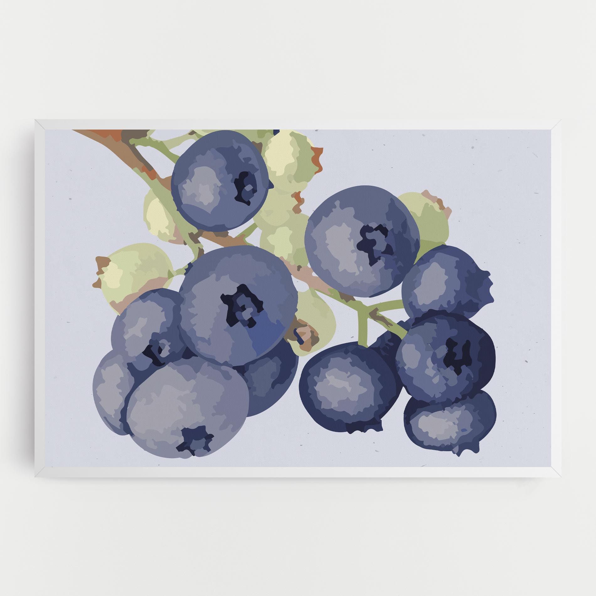 Blueberries Art mockup 0