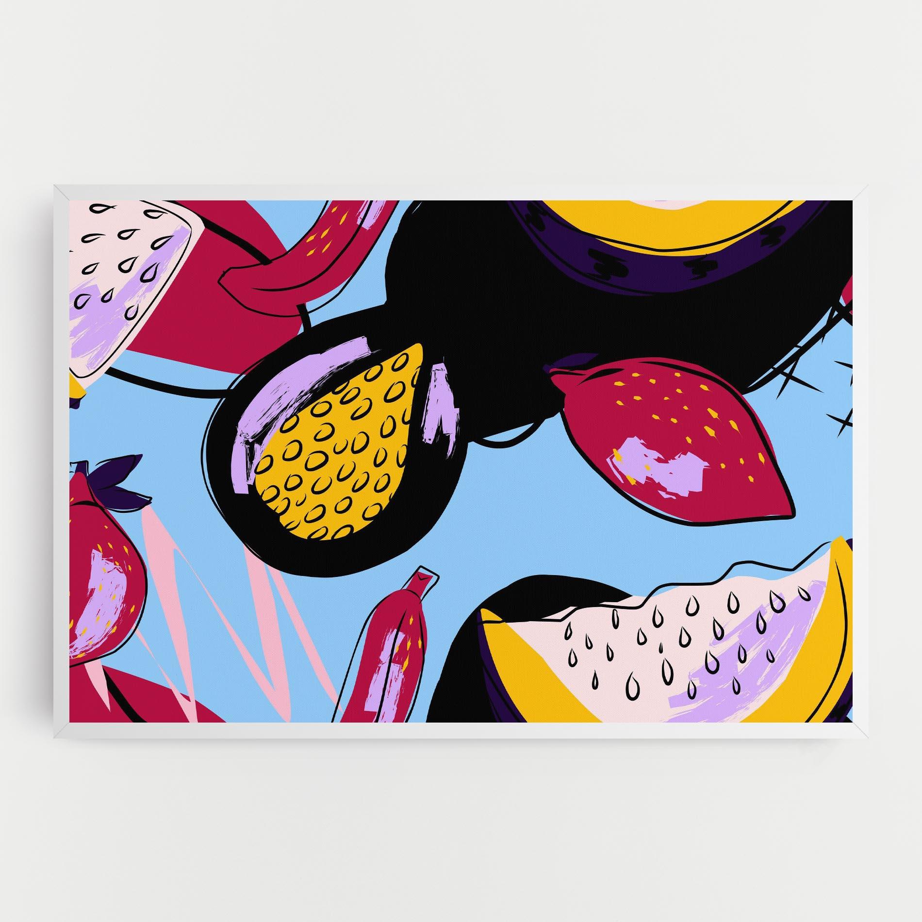 Картина на платно Colorful Fruits mockup 0