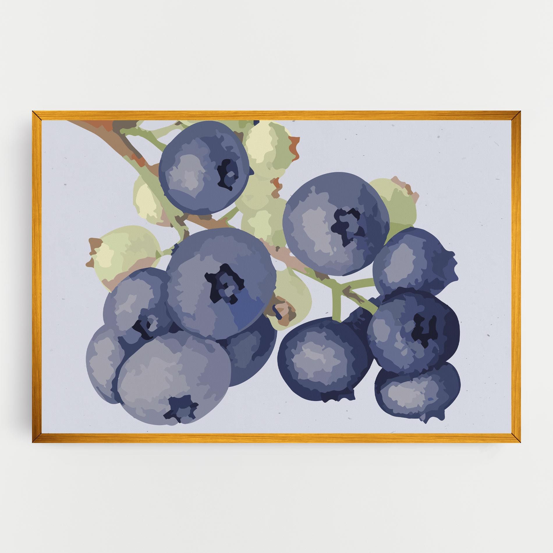 Blueberries Art mockup 0