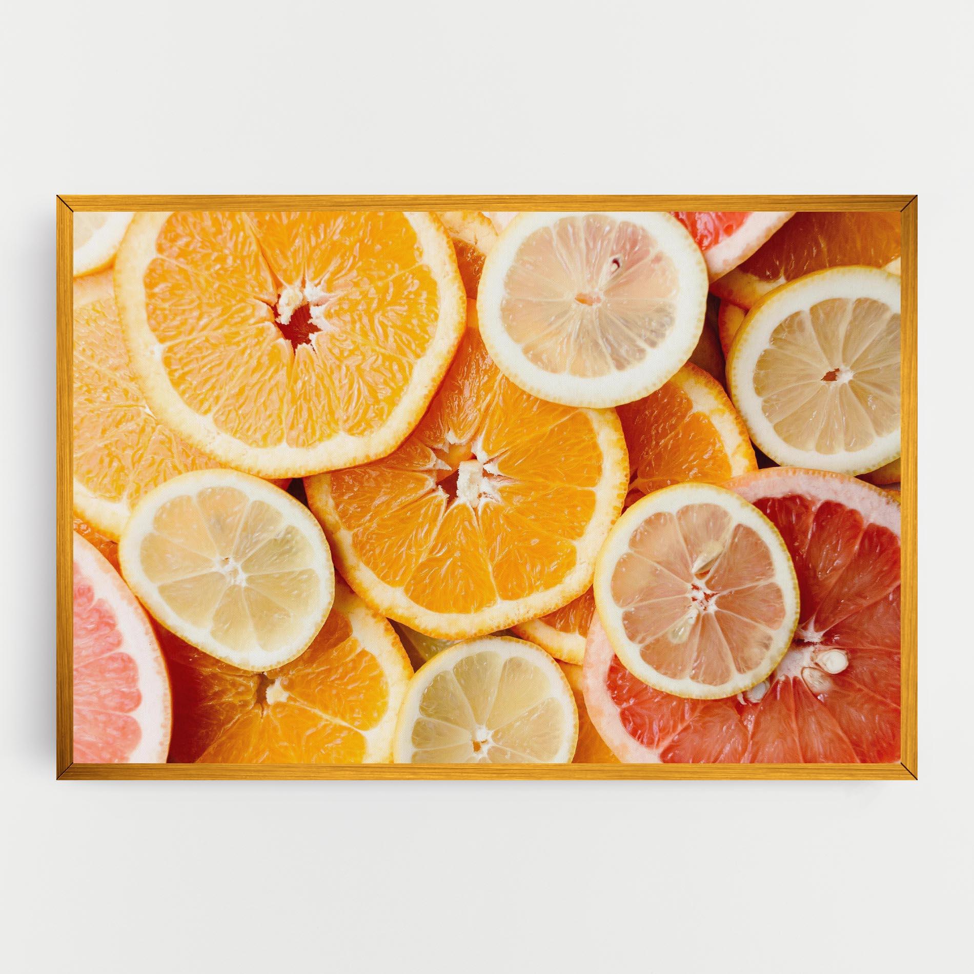 Картина на платно Citrus Fruits mockup 0