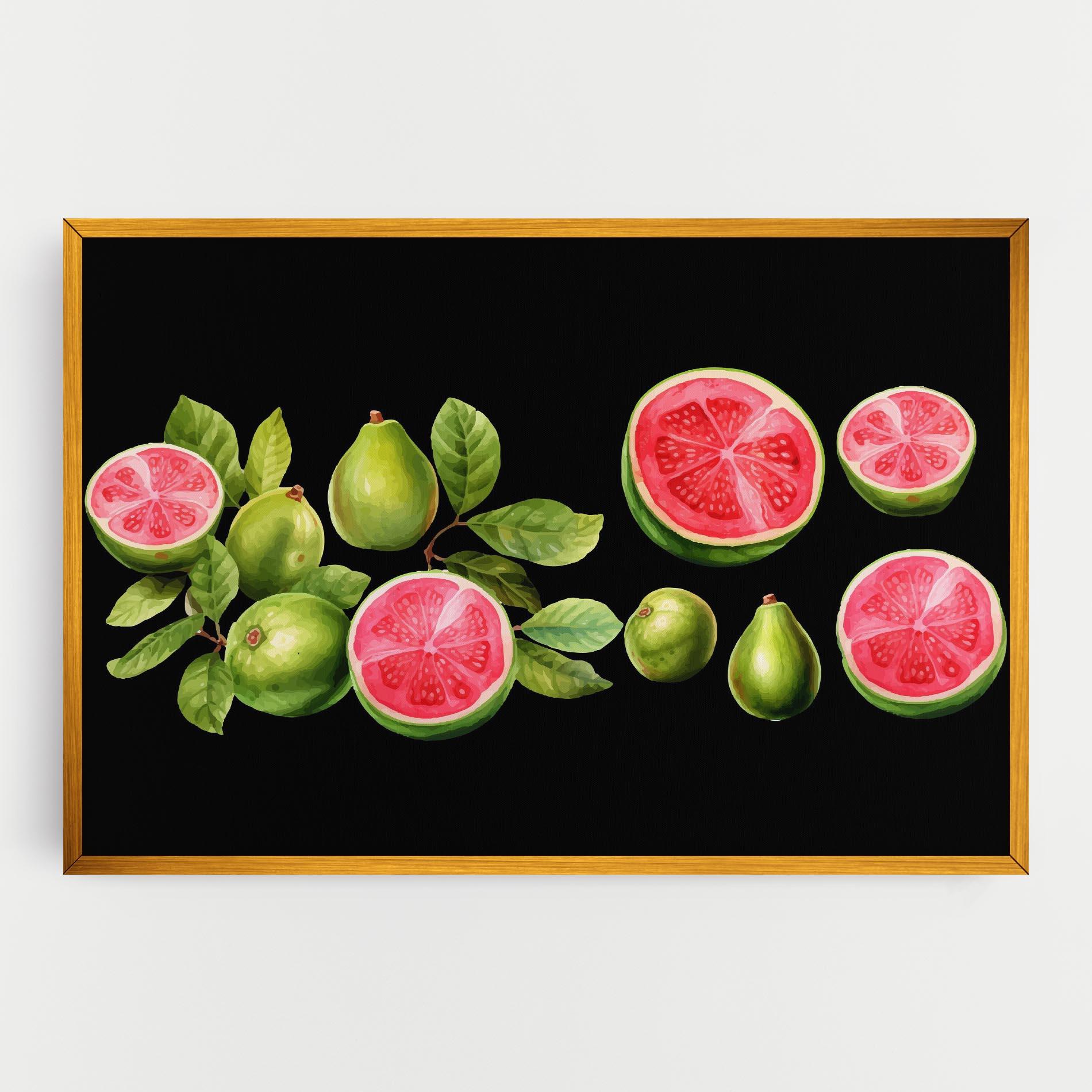 Картина на платно Green Fruit mockup 0