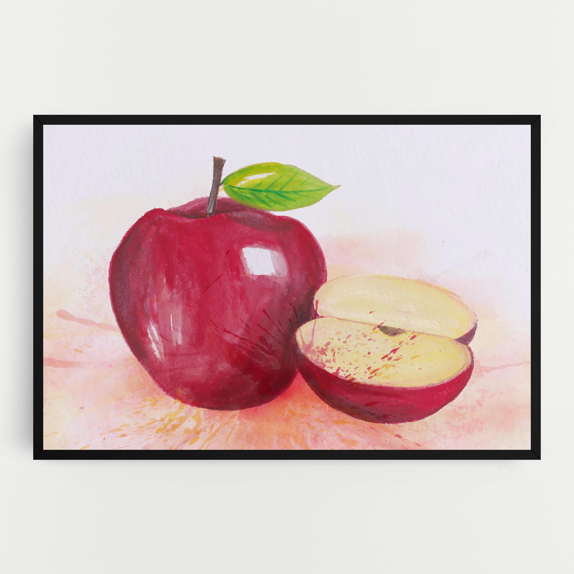 Картина на платно Apple Art mockup 0