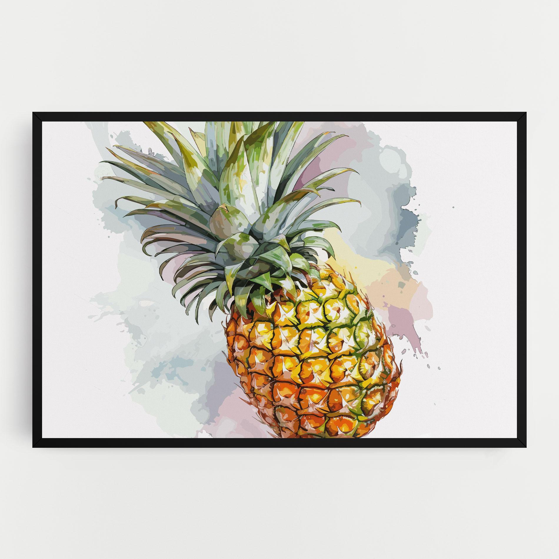 Картина на платно Artistic Pineapple mockup 0