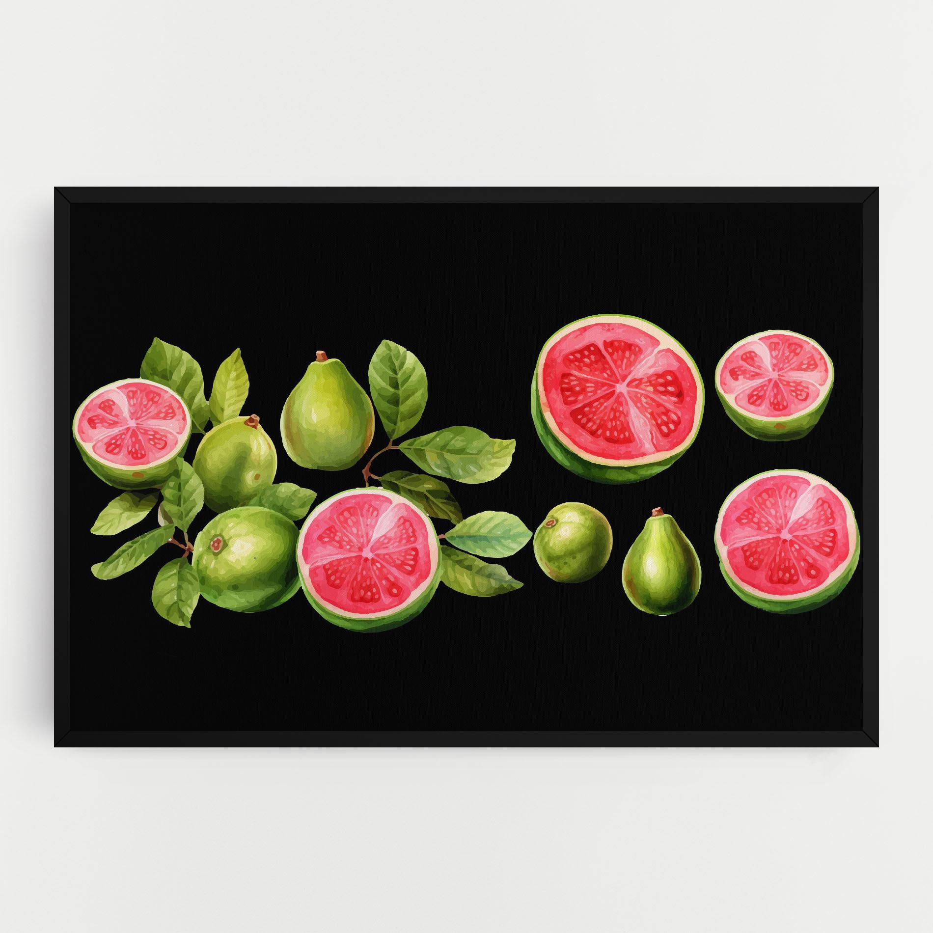 Картина на платно Green Fruit mockup 0