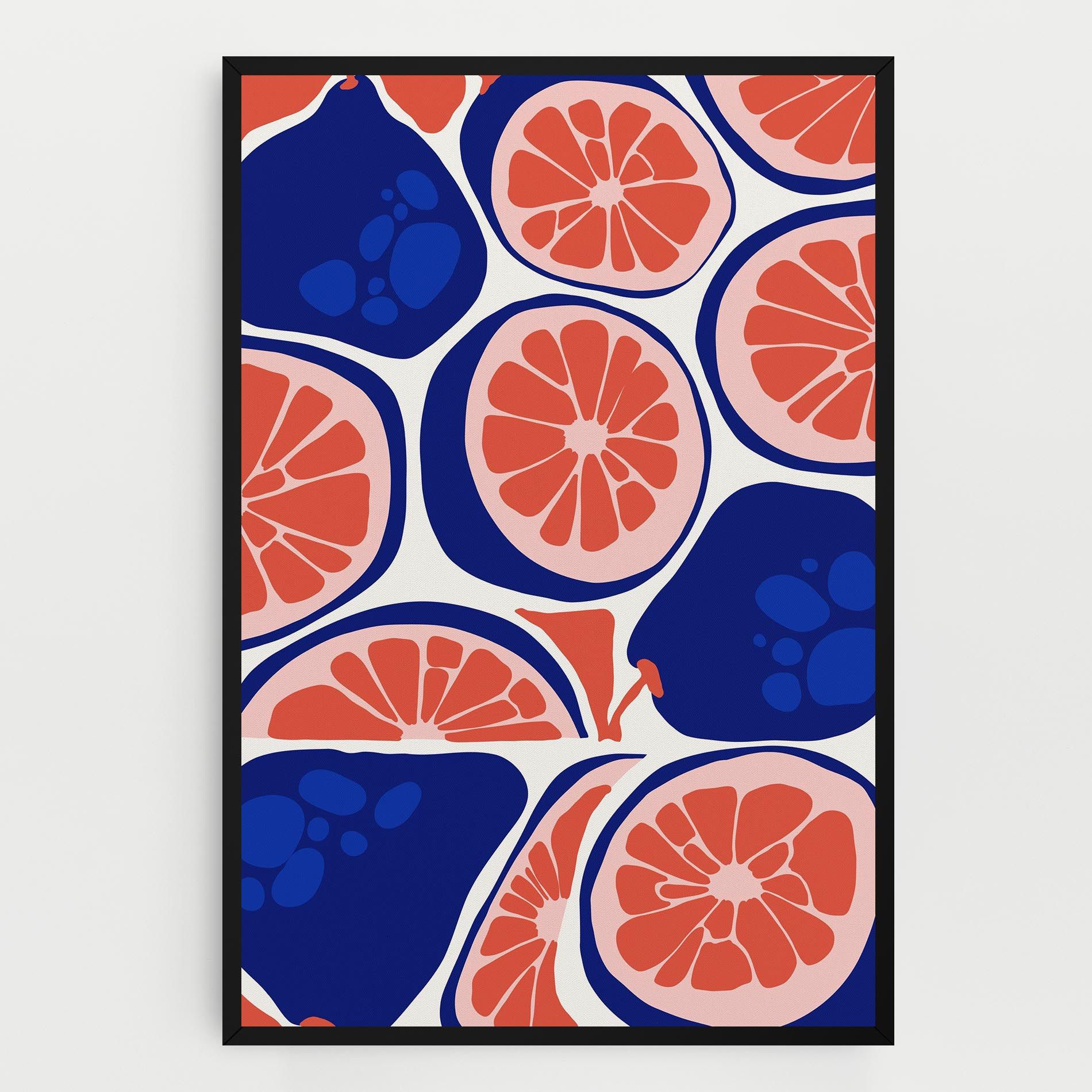 Blue Pink Fruit mockup 0