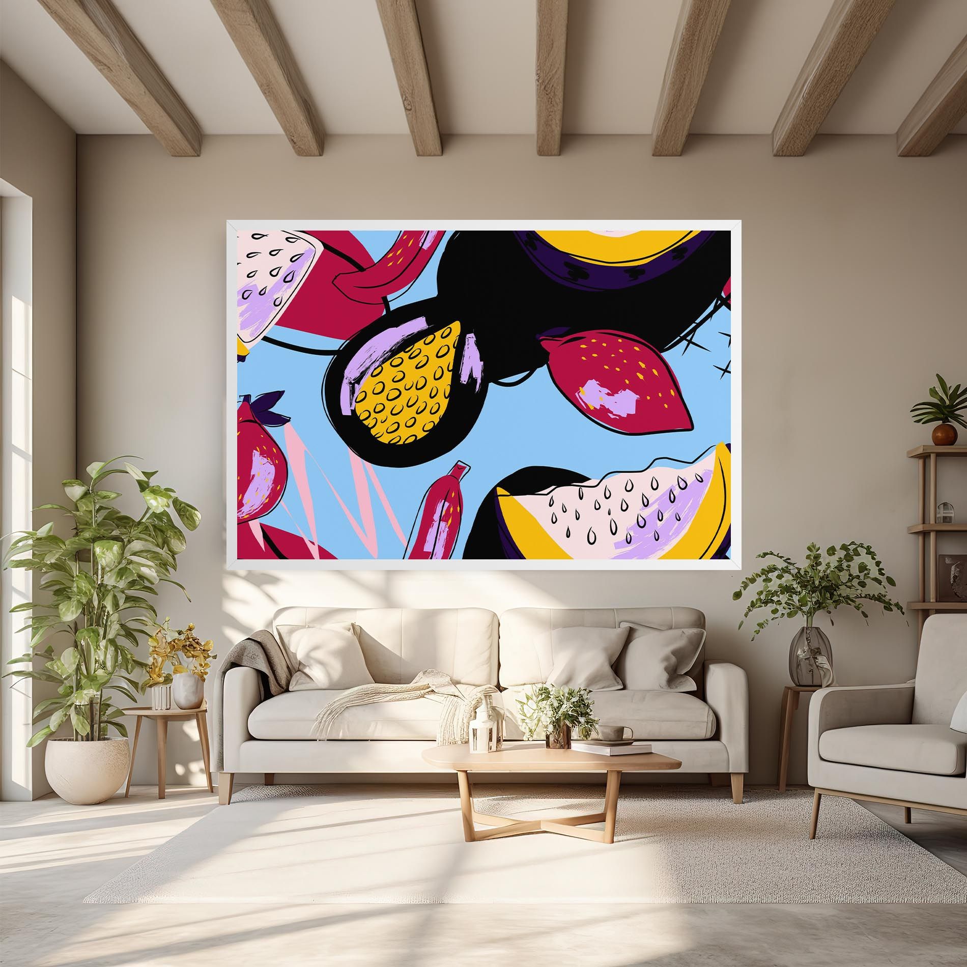 Colorful Fruits mockup 6