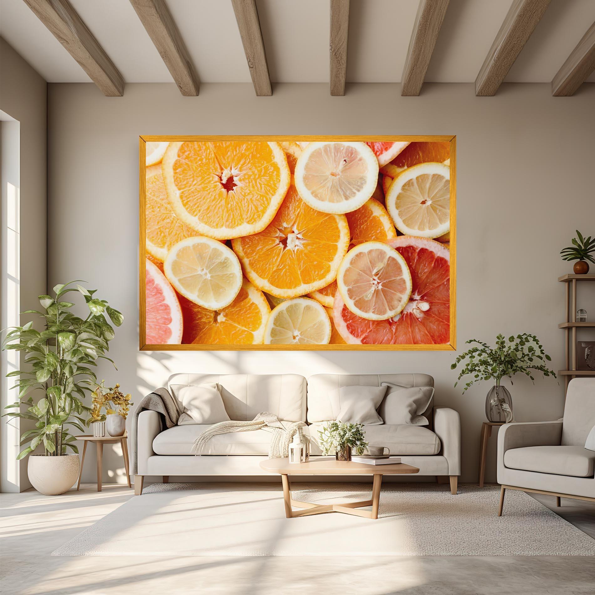 Картина на платно Citrus Fruits mockup 6