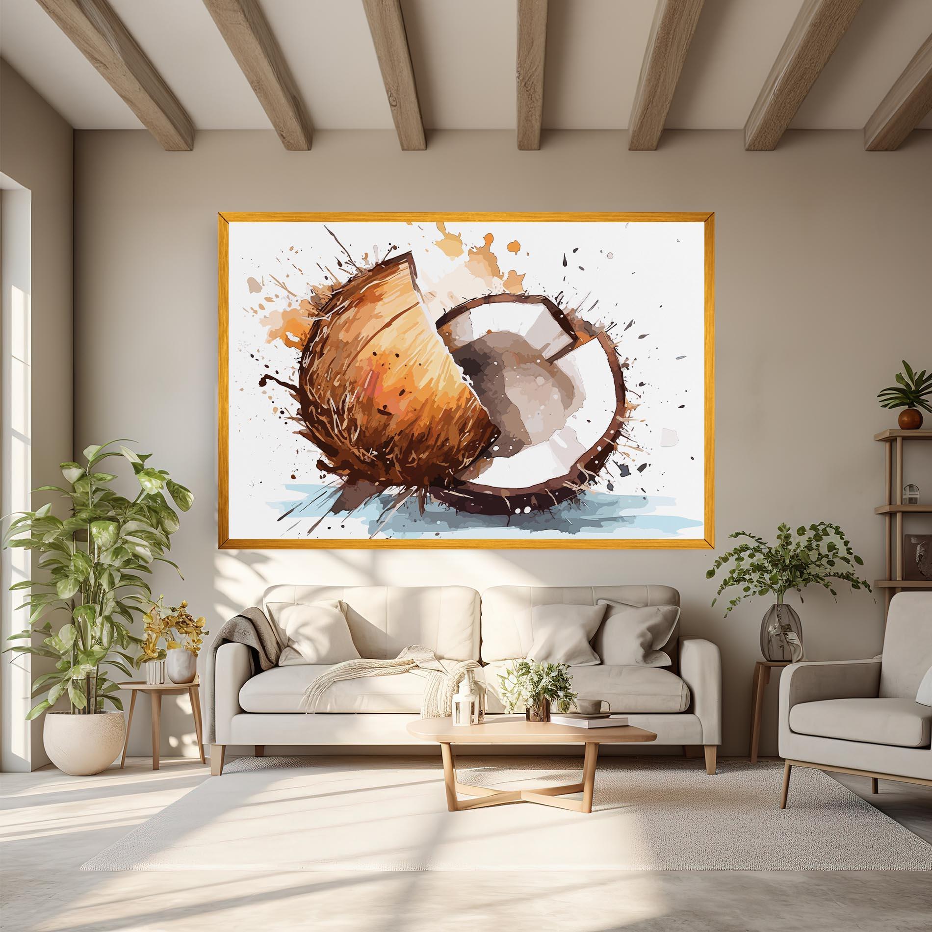 Картина на платно Coconut Art mockup 6