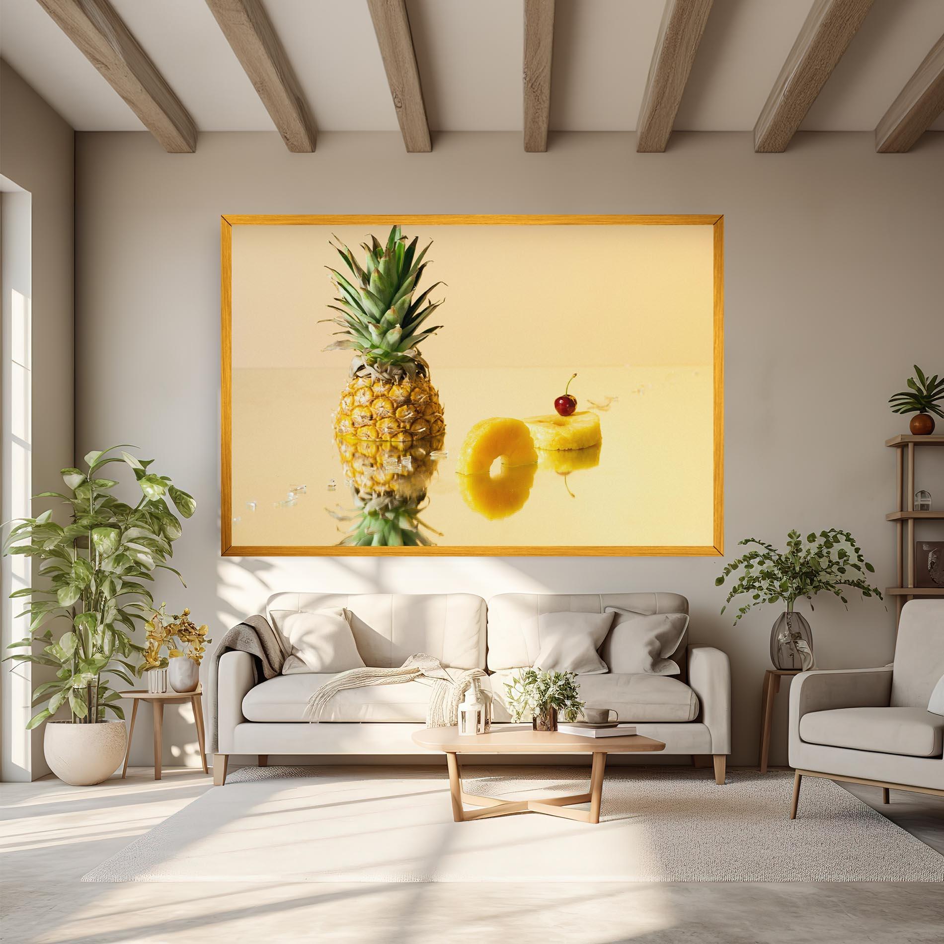 Картина на платно Cut Pineapple mockup 6