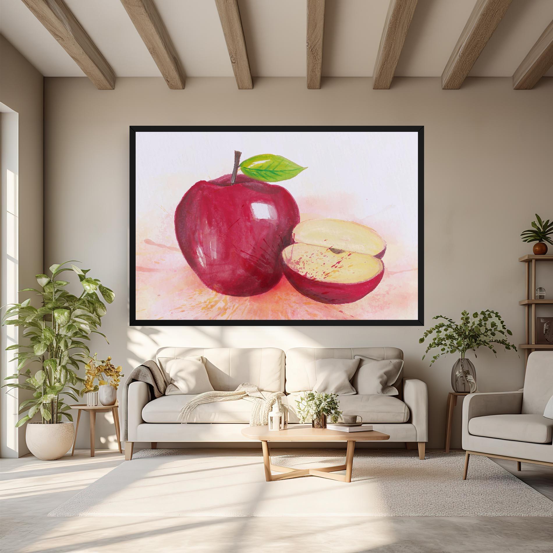 Картина на платно Apple Art mockup 6