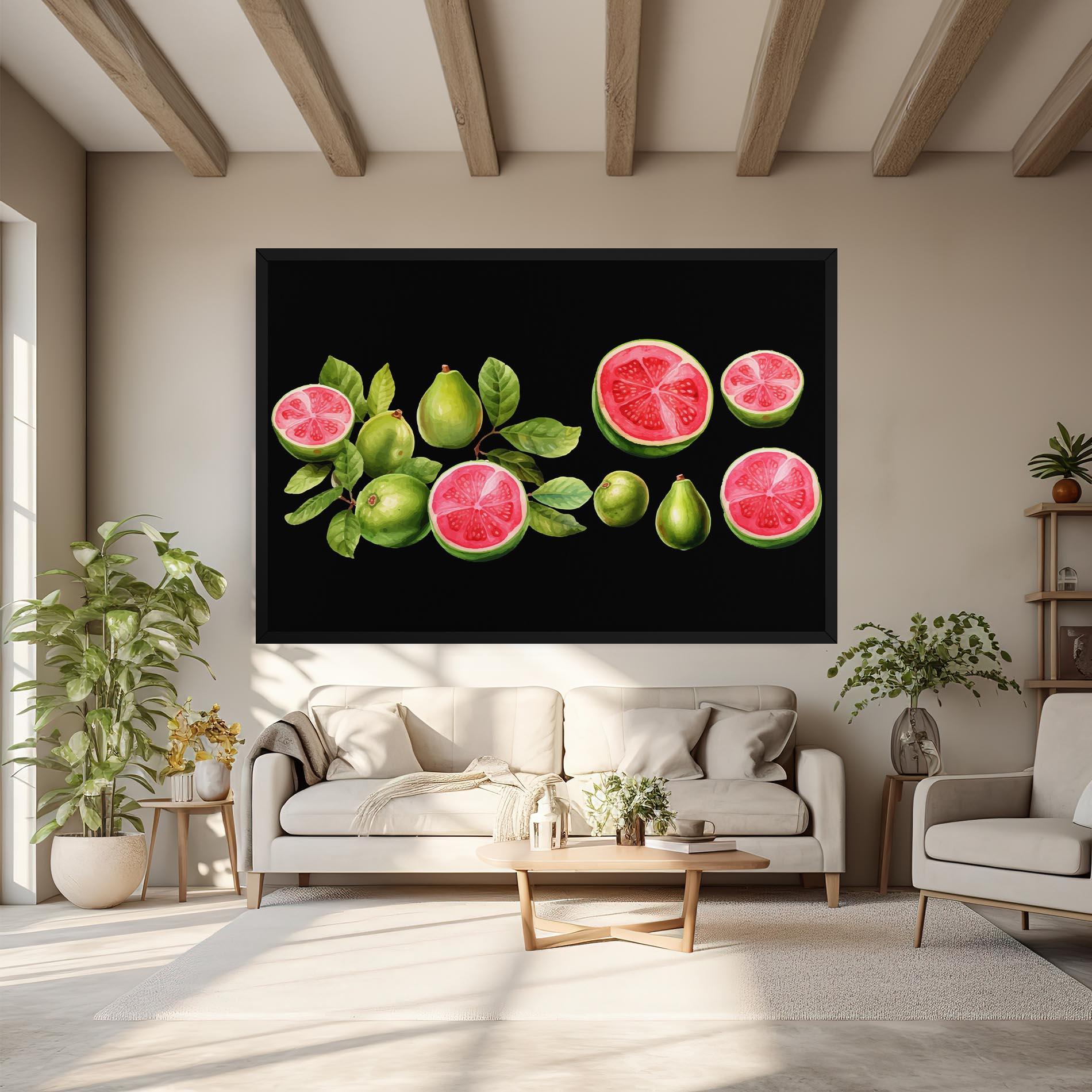 Картина на платно Green Fruit mockup 6